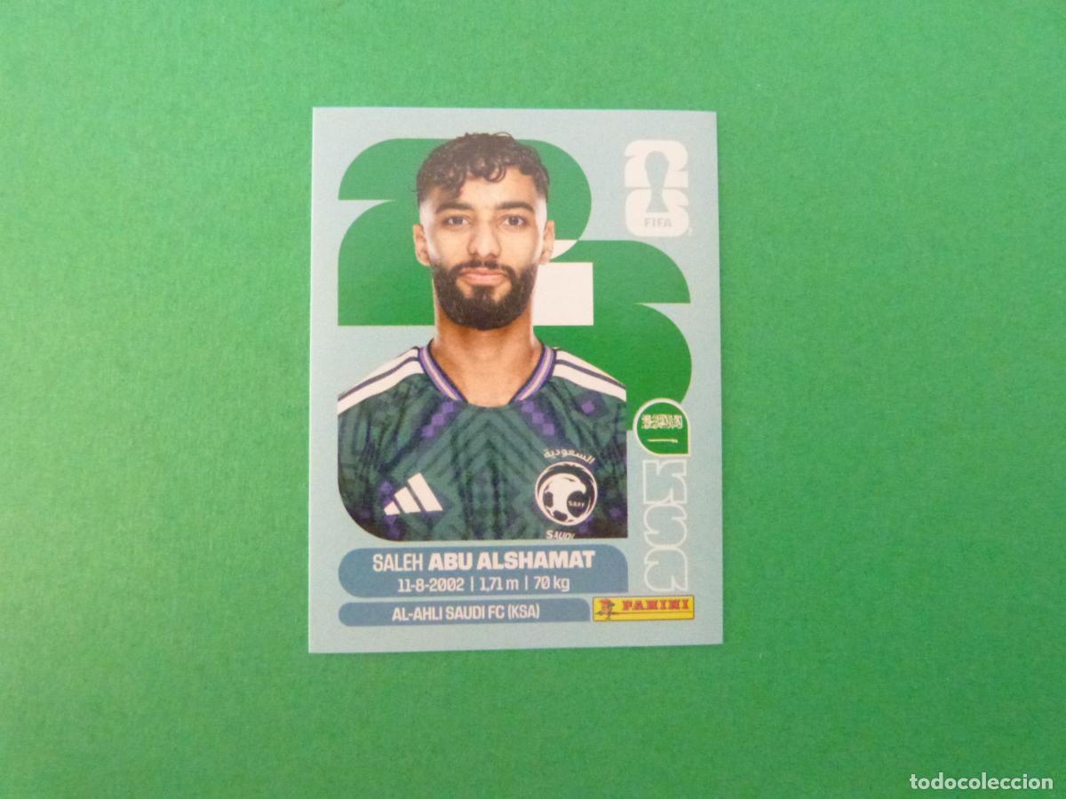 Coleccionismo deportivo: CROMO FUTBOL ABU ALSHAMAT ARABIA SAUDI SIN PEGAR N&ordm; 14 KSA 14 MUNDIAL 2026 PANINI