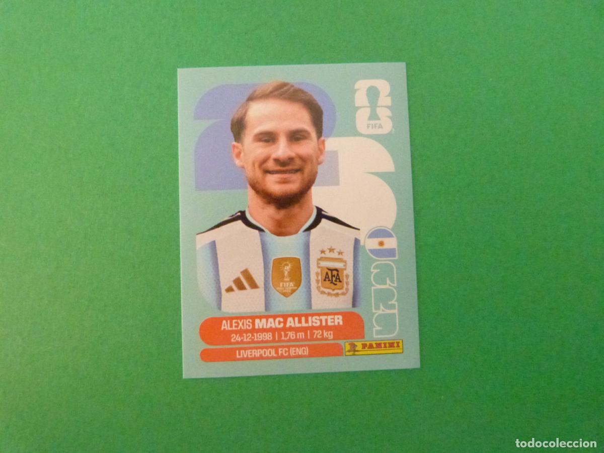 Coleccionismo deportivo: CROMO FUTBOL MAC ALLISTER ARGENTINA SIN PEGAR N&ordm; 9 ARG 9 MUNDIAL 2026 PANINI