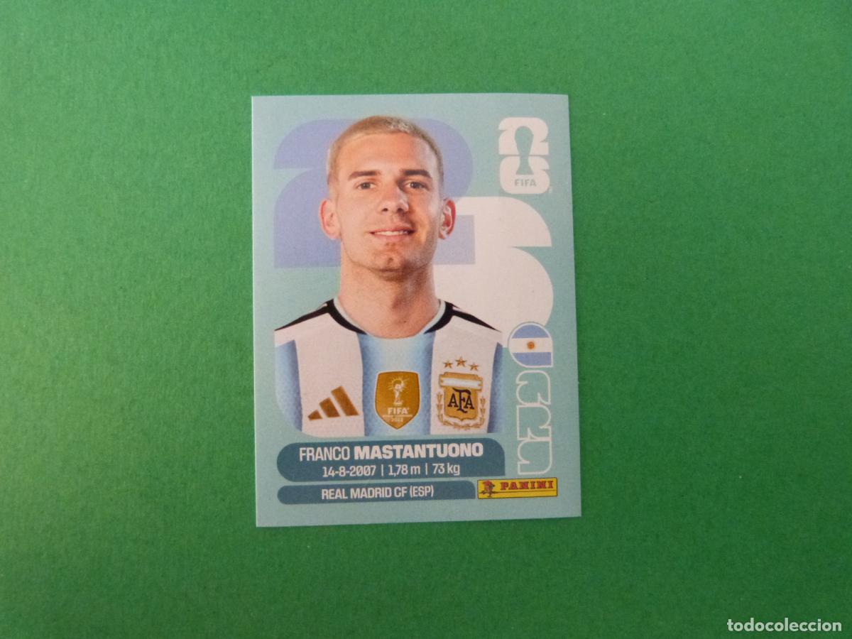 Coleccionismo deportivo: CROMO FUTBOL MASTANTUONO ARGENTINA SIN PEGAR N&ordm; 15 ARG 15 MUNDIAL 2026 PANINI