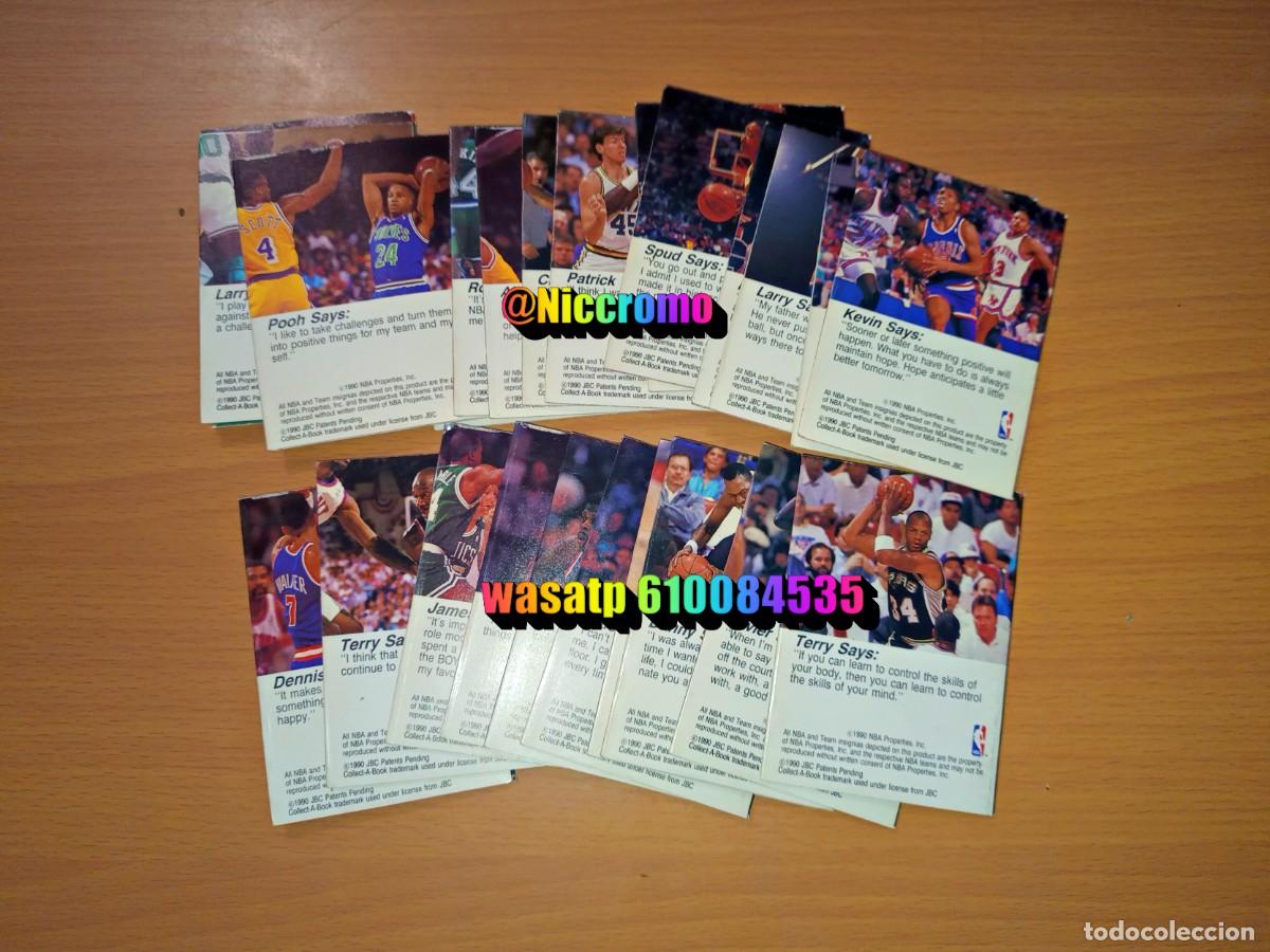 Sammelleidenschaft Sport: 24 estrellas nba hoops books 1990 rodman ewing bird pippen webb parish olajuwom barkley niccromo