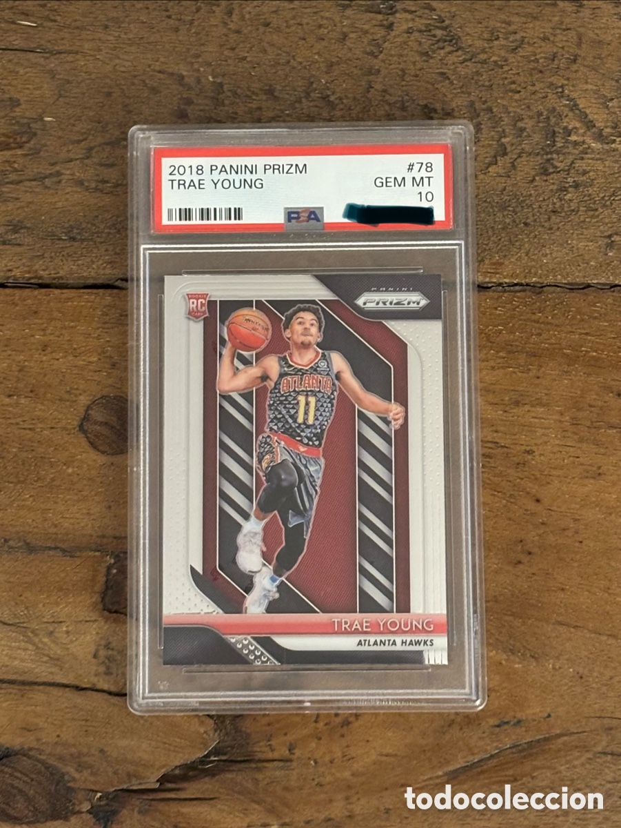 Coleccionismo deportivo: 2018 Panini Prizm #78 de Trae Young GEM MT PSA 10