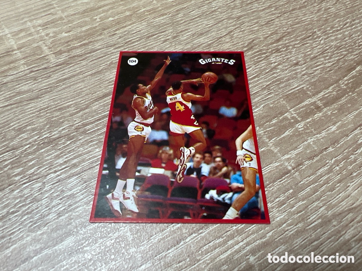 Coleccionismo deportivo: 1987 SPUD WEBB N&ordm; 104 GIGANTES NBA SIN PEGAR