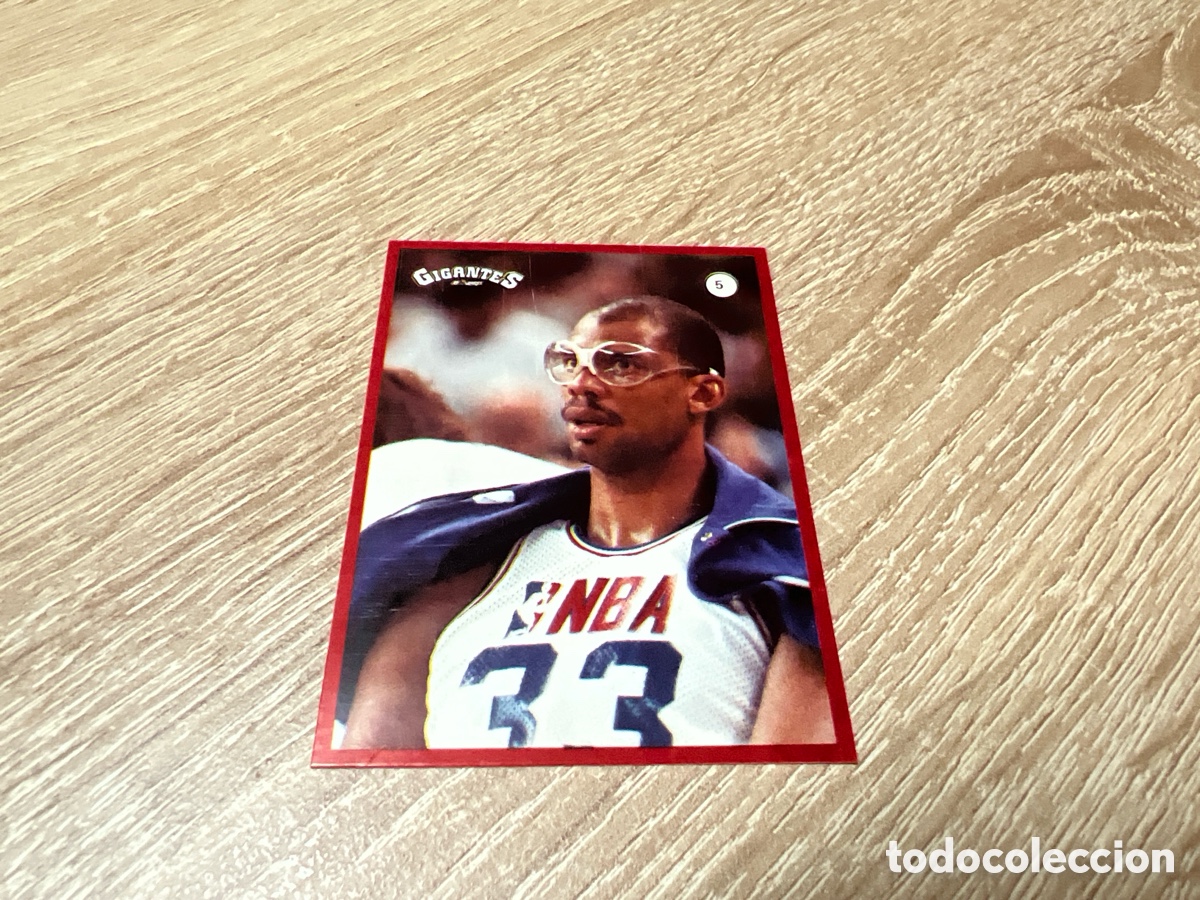 Coleccionismo deportivo: 1987 KAREEM ABDUL JABBAR N&ordm; 5 GIGANTES NBA SIN PEGAR