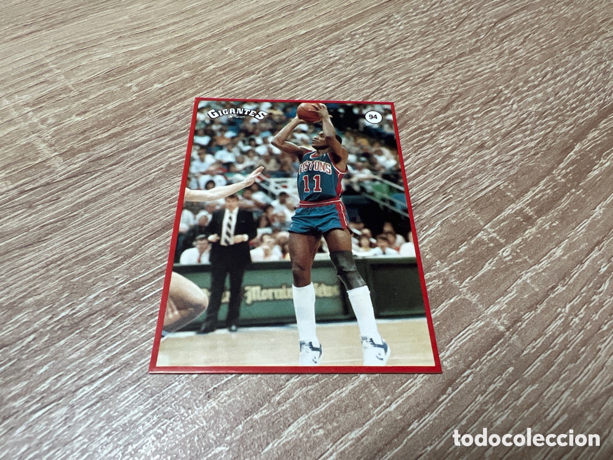 Coleccionismo deportivo: 1987 ISIAH THOMAS N&ordm; 94 GIGANTES NBA SIN PEGAR