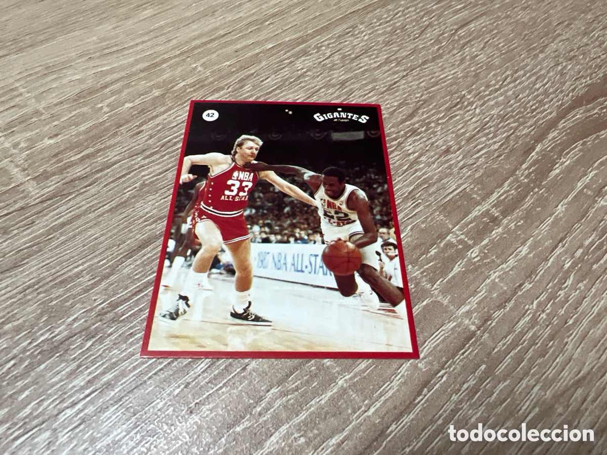 Coleccionismo deportivo: 1987 LARRY BIRD N&ordm; 42 GIGANTES NBA SIN PEGAR