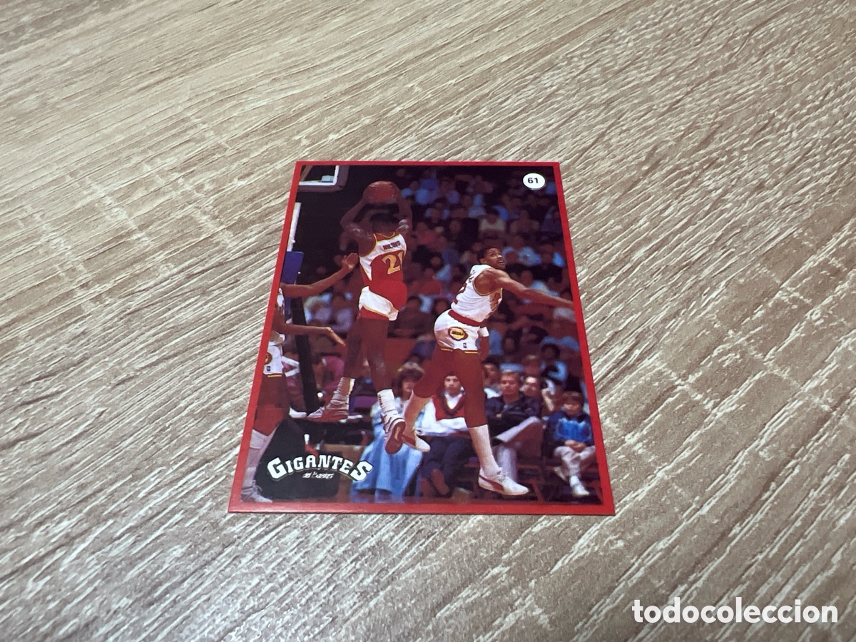 Collezionismo sportivo: 1987 DOMINIQUE WILKINS N&ordm; 61 GIGANTES NBA SIN PEGAR