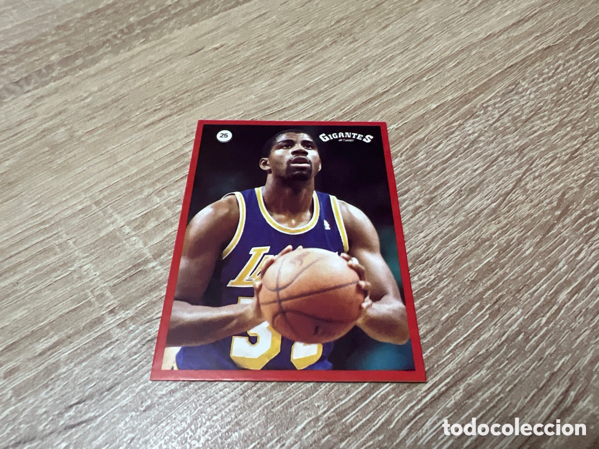 Coleccionismo deportivo: 1987 MAGIC JOHNSON N&ordm; 25 GIGANTES NBA SIN PEGAR