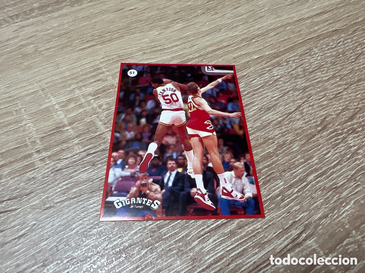 Coleccionismo deportivo: 1987 RALPH SAMPSON N&ordm; 51 GIGANTES NBA SIN PEGAR