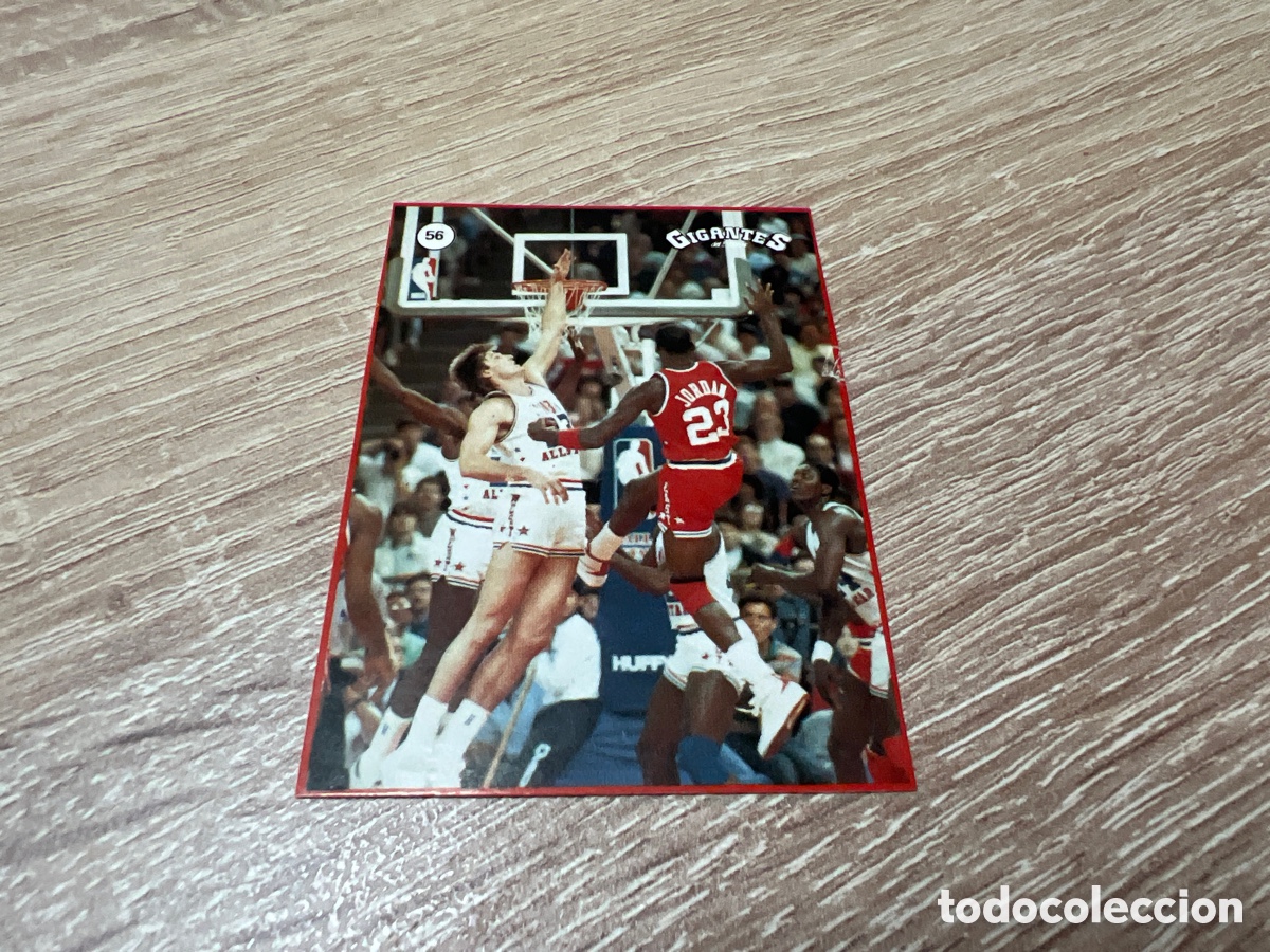 Coleccionismo deportivo: 1987 MICHAEL JORDAN N&ordm; 56 GIGANTES NBA SIN PEGAR