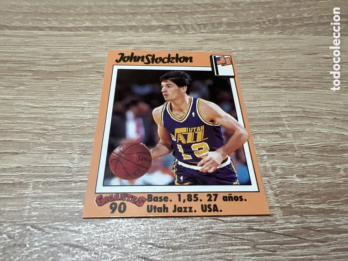 Coleccionismo deportivo: 1989 JOHN STOCKTON N&ordm; 90 GIGANTES BASKET SIN PEGAR