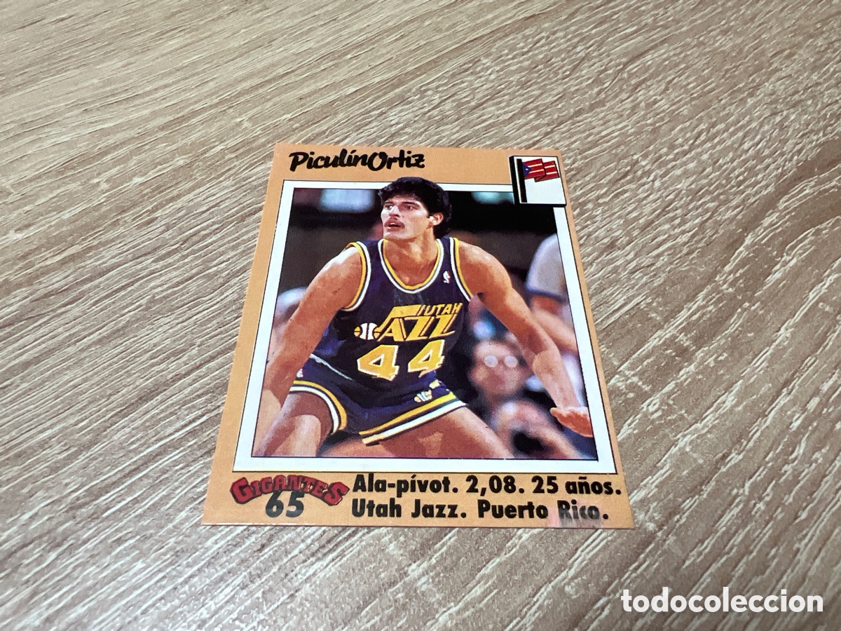 Coleccionismo deportivo: 1989 PICULIN ORTIZ N&ordm; 65 GIGANTES BASKET SIN PEGAR