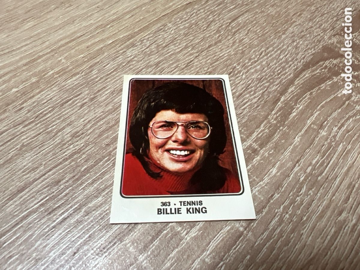 Coleccionismo deportivo: 1973 BILLIE KIMG ROOKIE N&ordm; 363 PANINI CAMPIONI DELLO SPORT SIN PEGAR