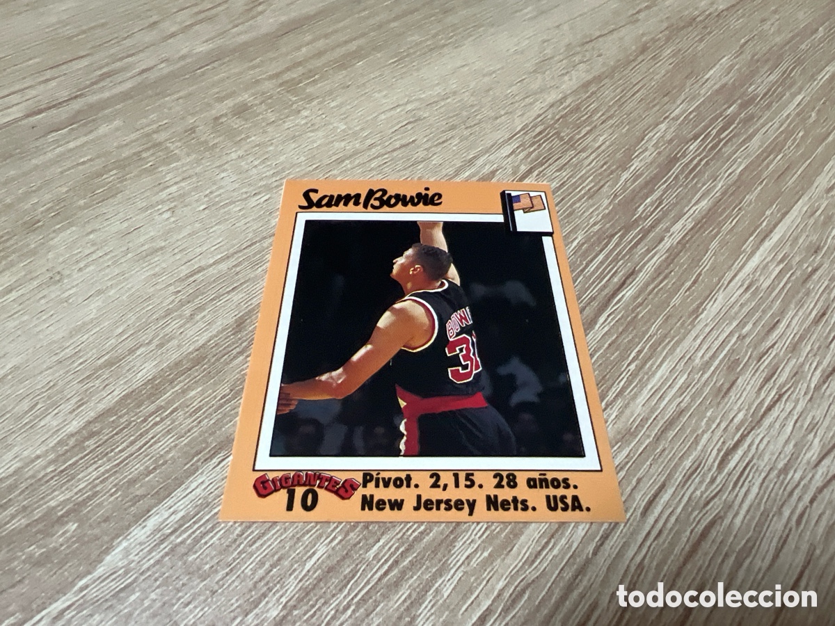 Coleccionismo deportivo: 1989 SAM BOWIE N&ordm; 10 GIGANTES BASKET SIN PEGAR
