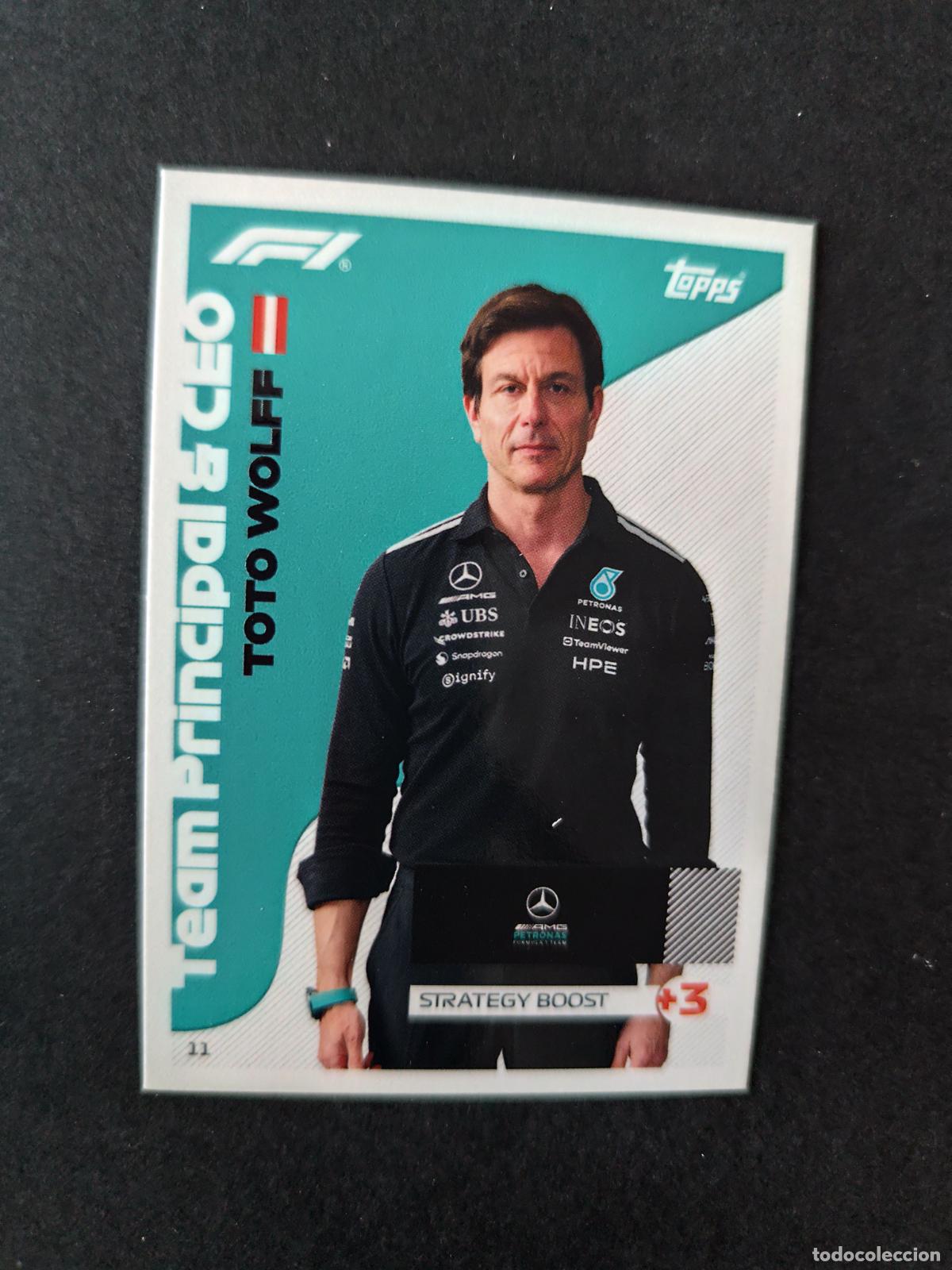 Coleccionismo deportivo: 11 TOTO WOLFF MERCEDES TEAM PRINCIPALS F&Oacute;RMULA 1 F1 TURBO ATTAX 2026 TOPPS
