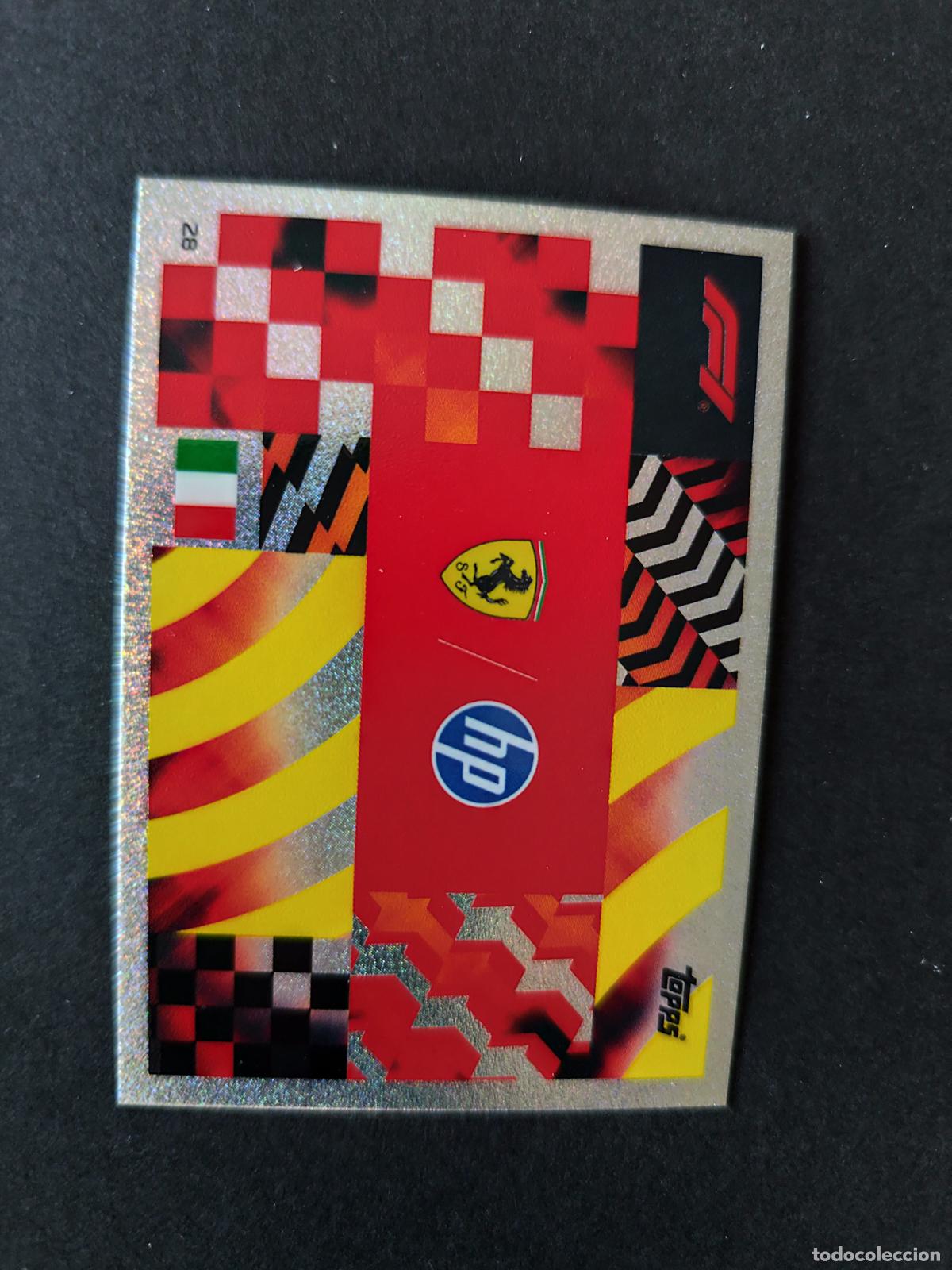 Coleccionismo deportivo: 28 FERRARI LOGO F&Oacute;RMULA 1 F1 TURBO ATTAX 2026 TOPPS