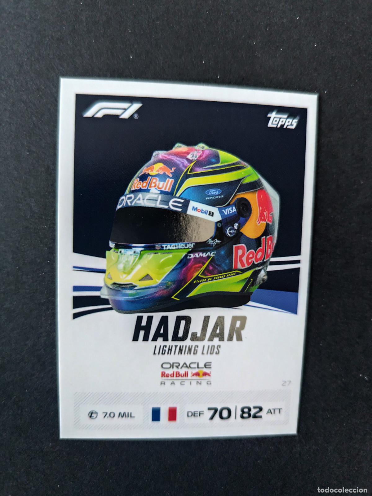 Coleccionismo deportivo: 27 ISACK HADJAR RED BULL LIGHTNING LIDS F&Oacute;RMULA 1 F1 TURBO ATTAX 2026 TOPPS