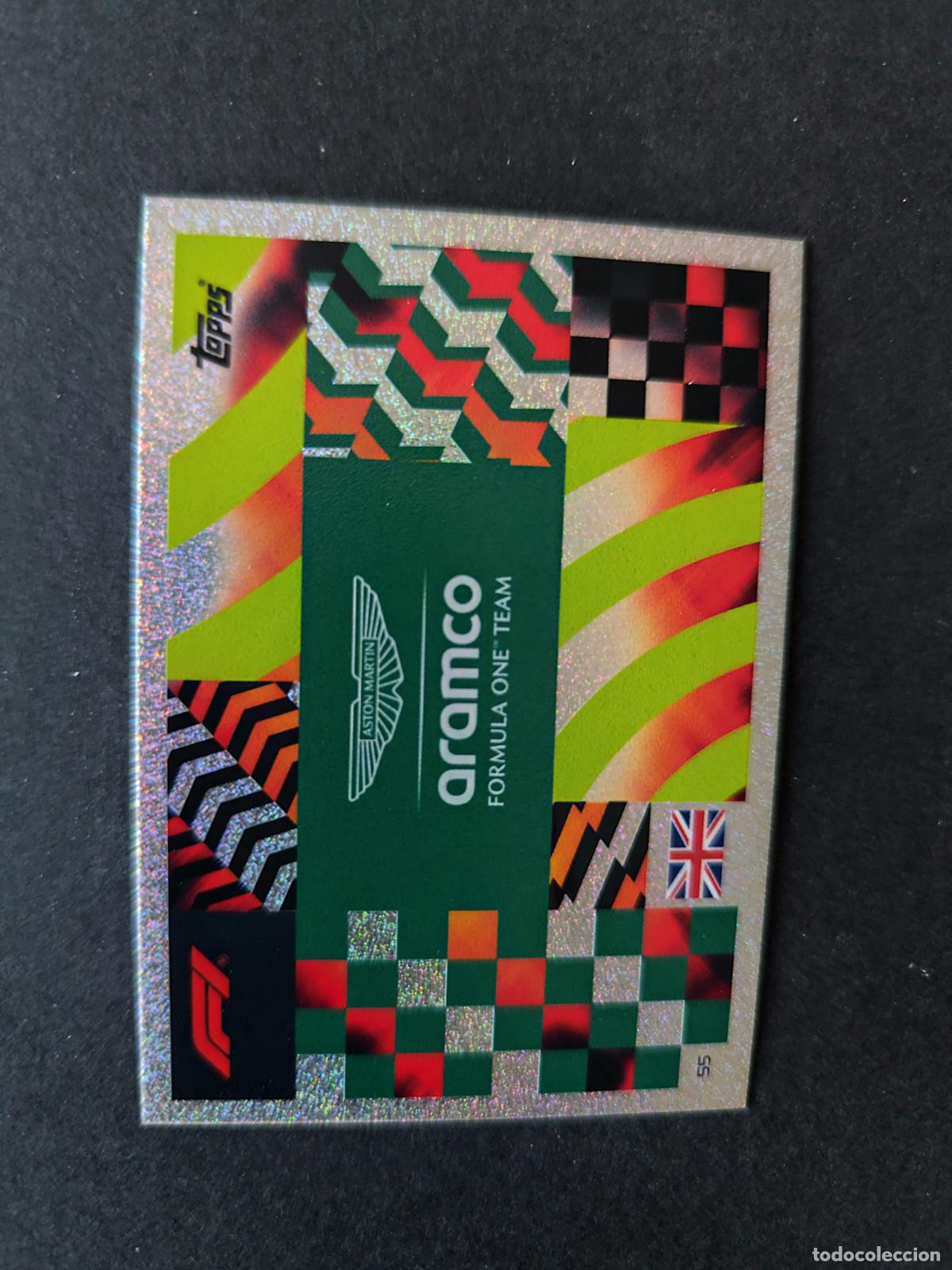 Coleccionismo deportivo: 55 ASTON MARTIN LOGO F&Oacute;RMULA 1 F1 TURBO ATTAX 2026 TOPPS