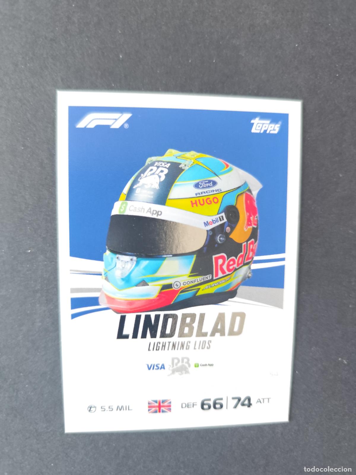Coleccionismo deportivo: 54 ARVID LINDBLAD RACING BULLS LIGHTNING LIDS F&Oacute;RMULA 1 F1 TURBO ATTAX 2026 TOPPS
