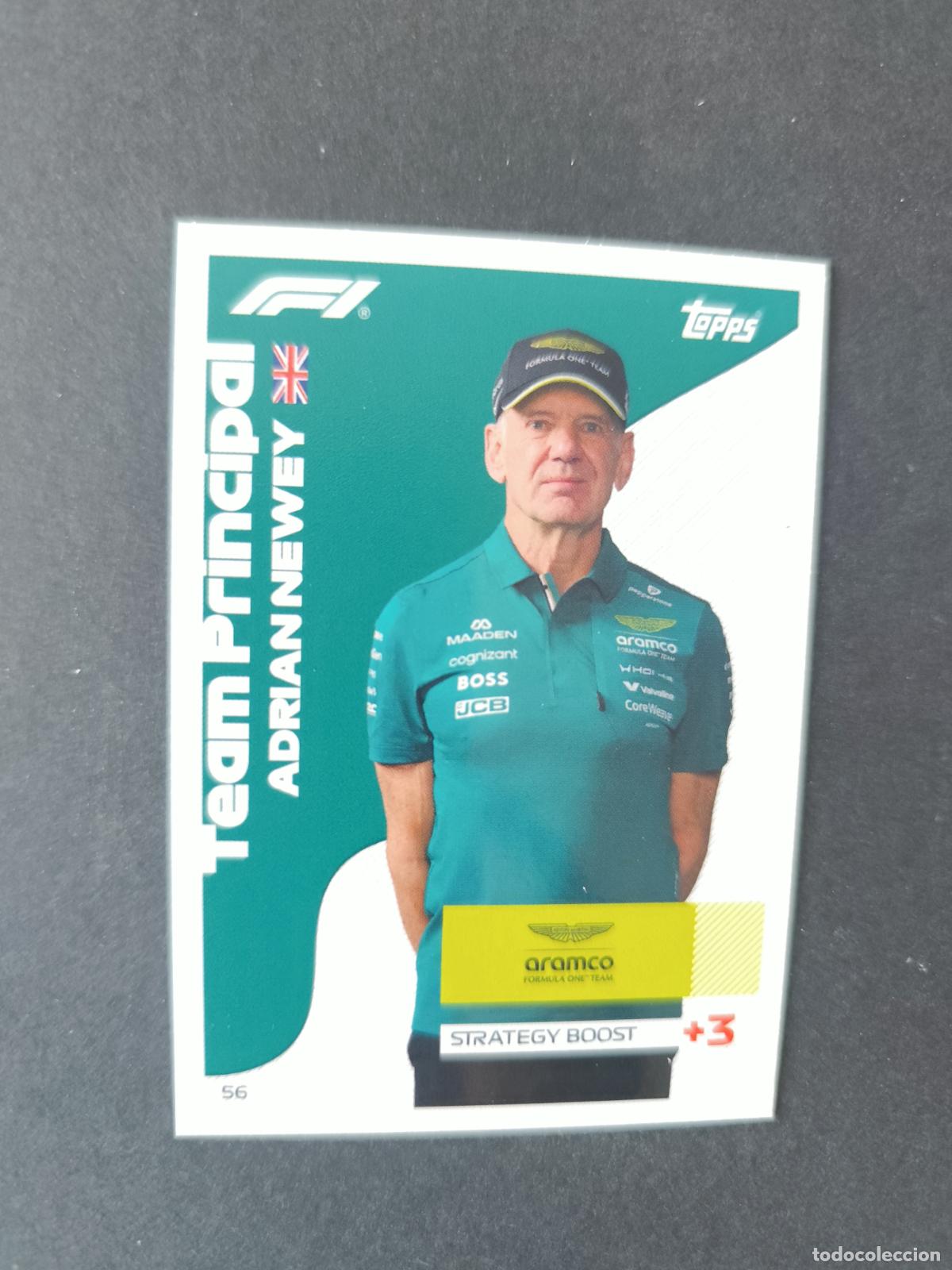 Coleccionismo deportivo: 56 ADRIAN NEWEY ASTON MARTIN TEAM PRINCIPALS F&Oacute;RMULA 1 F1 TURBO ATTAX 2026 TOPPS