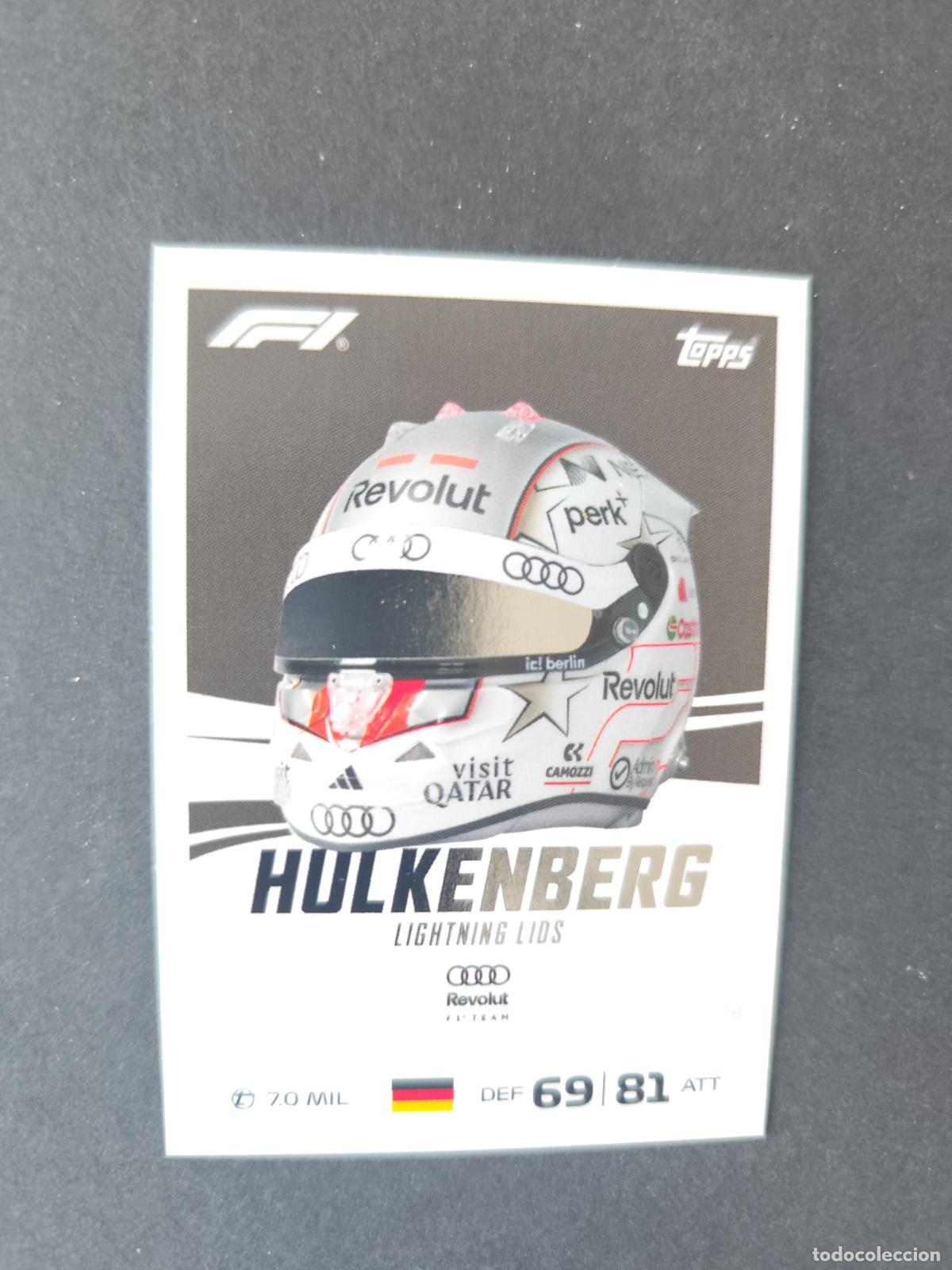 Coleccionismo deportivo: 78 NICO HULKENBERG AUDI LIGHTNING LIDS F&Oacute;RMULA 1 F1 TURBO ATTAX 2026 TOPPS