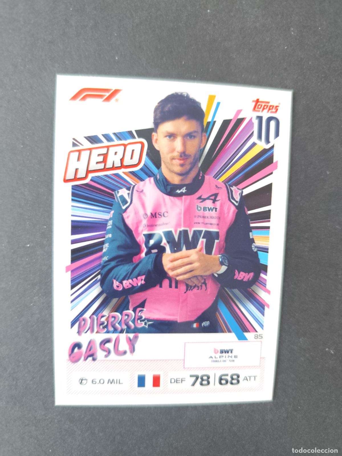 Coleccionismo deportivo: 85 PIERRE GASLY ALPINE HERO F&Oacute;RMULA 1 F1 TURBO ATTAX 2026 TOPPS