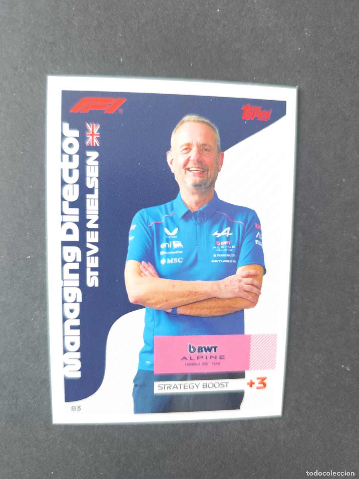 Coleccionismo deportivo: 83 STEVE NIELSEN ALPINE TEAM PRINCIPALS F&Oacute;RMULA 1 F1 TURBO ATTAX 2026 TOPPS