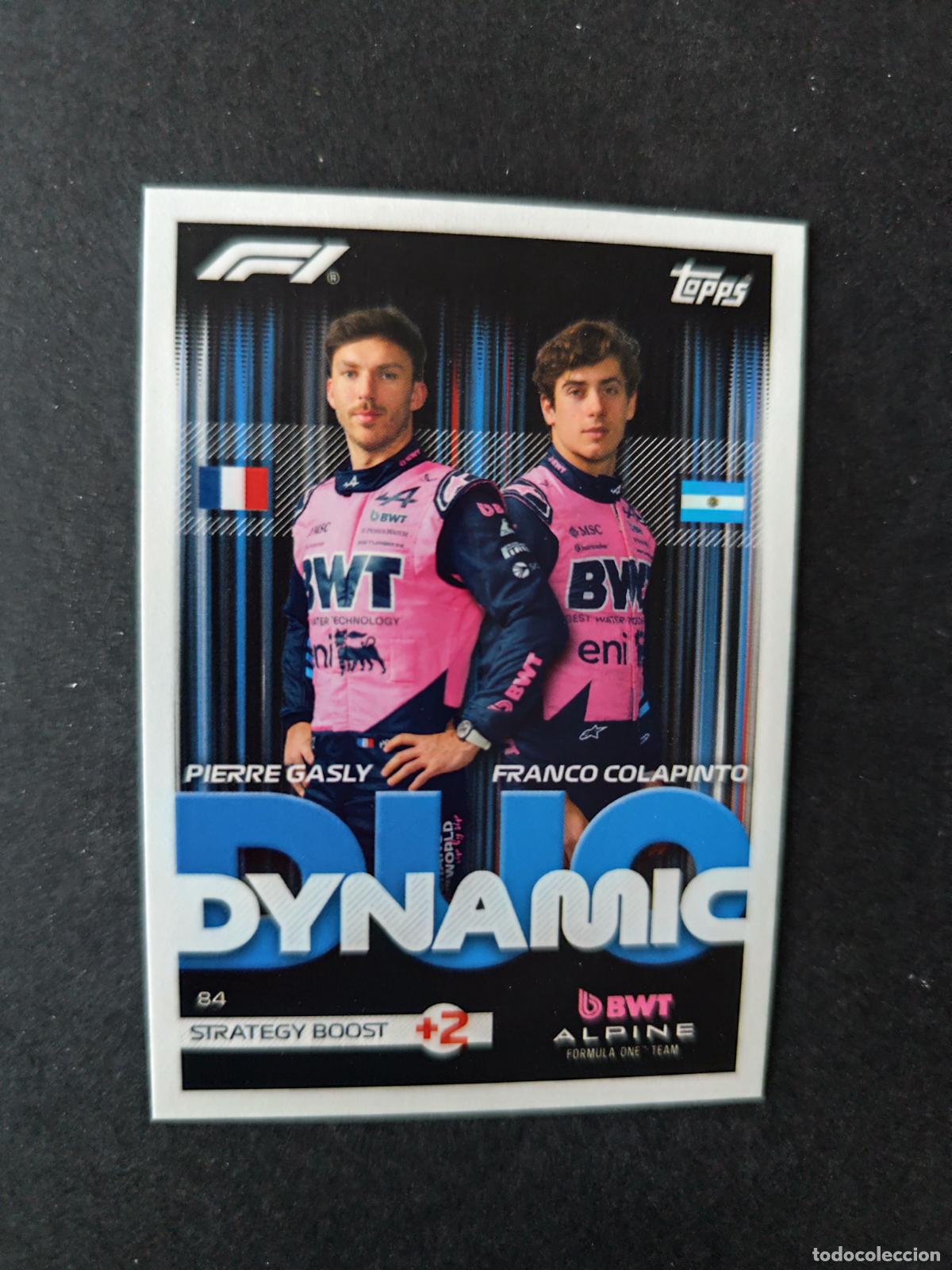 Collezionismo sportivo: 84 PIERRE GASLY & FRANCO COLAPINTO ALPINE DYNAMIC DUOS F&Oacute;RMULA 1 F1 TURBO ATTAX 2026 TOPPS