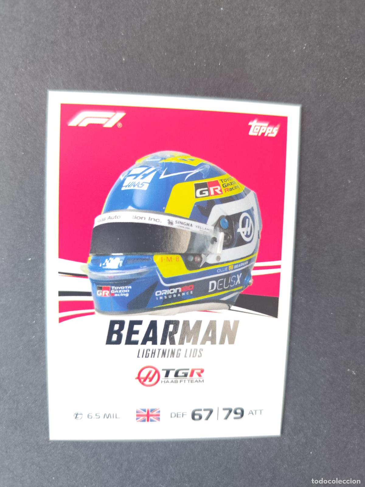 Collezionismo sportivo: 69 OLIVER BEARMAN HAAS LIGHTNING LIDS F&Oacute;RMULA 1 F1 TURBO ATTAX 2026 TOPPS