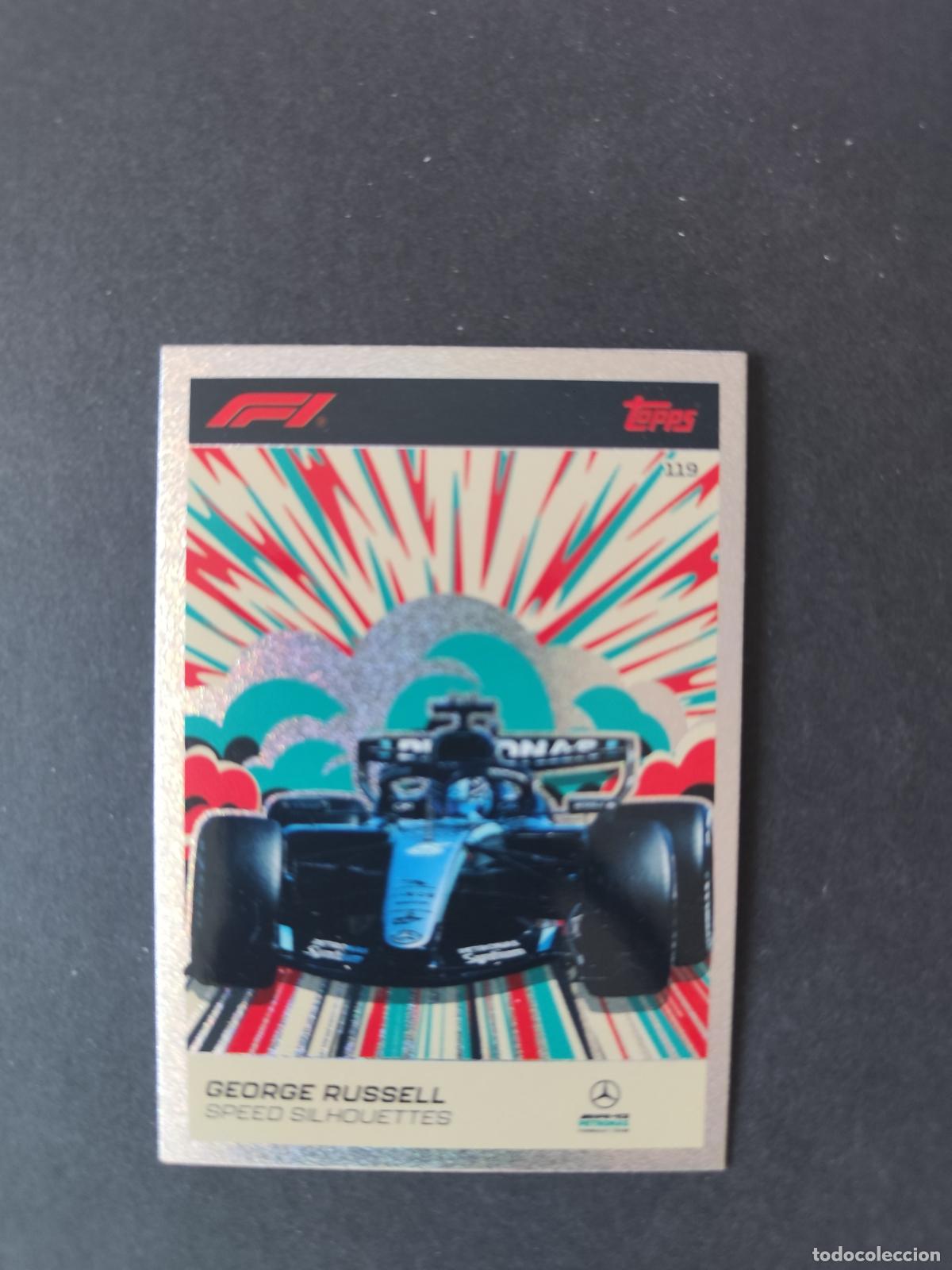Collezionismo sportivo: 119 GEORGE RUSSELL MERCEDES SPEED SILHOUETTES F&Oacute;RMULA 1 F1 TURBO ATTAX 2026 TOPPS