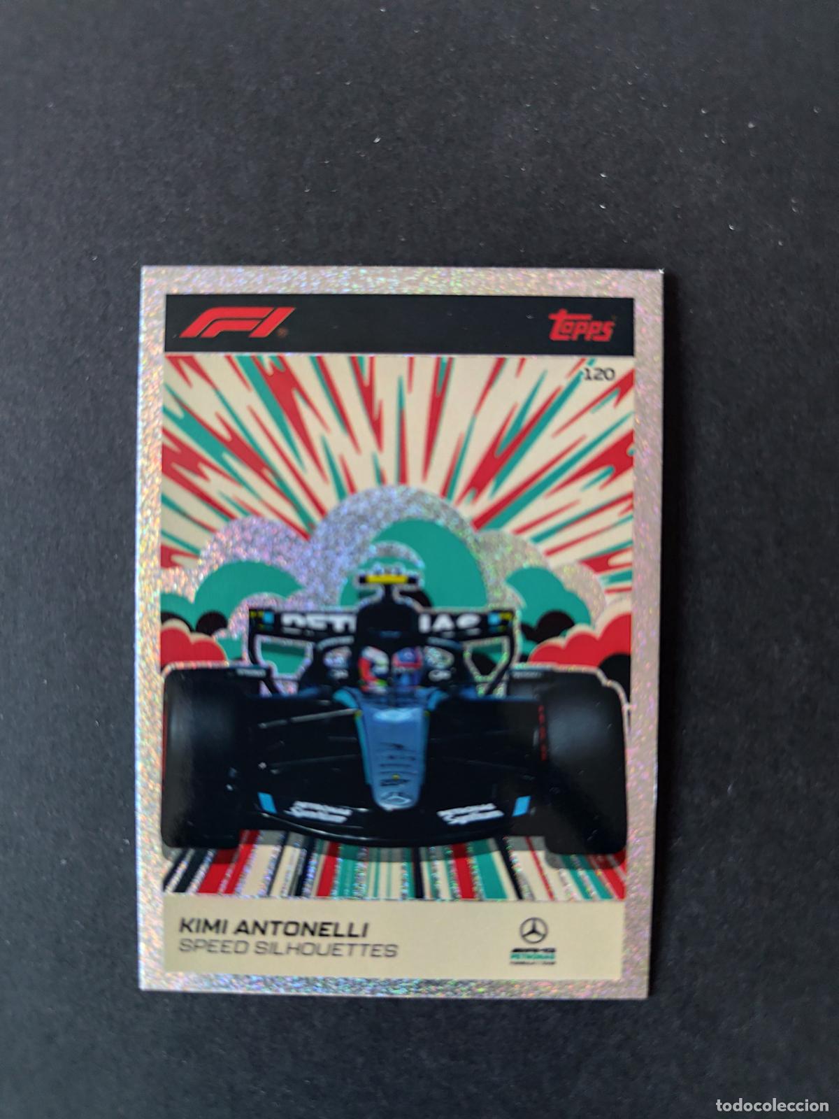 Sammelleidenschaft Sport: 120 KIMI ANTONELLI MERCEDES SPEED SILHOUETTES F&Oacute;RMULA 1 F1 TURBO ATTAX 2026 TOPPS