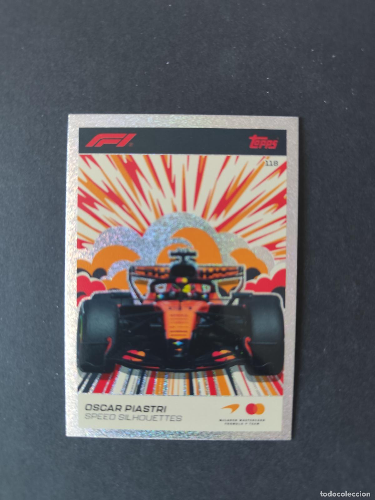 Sammelleidenschaft Sport: 118 OSCAR PIASTRI MCLAREN SPEED SILHOUETTES F&Oacute;RMULA 1 F1 TURBO ATTAX 2026 TOPPS