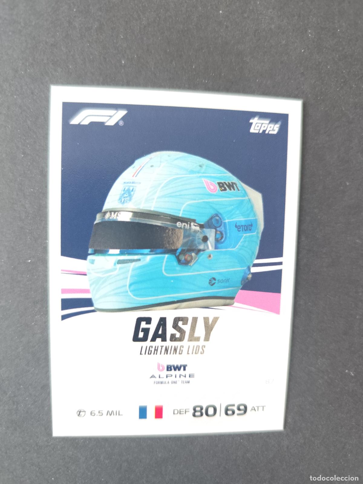 Sammelleidenschaft Sport: 87 PIERRE GASLY ALPINE LIGHTNING LIDS F&Oacute;RMULA 1 F1 TURBO ATTAX 2026 TOPPS