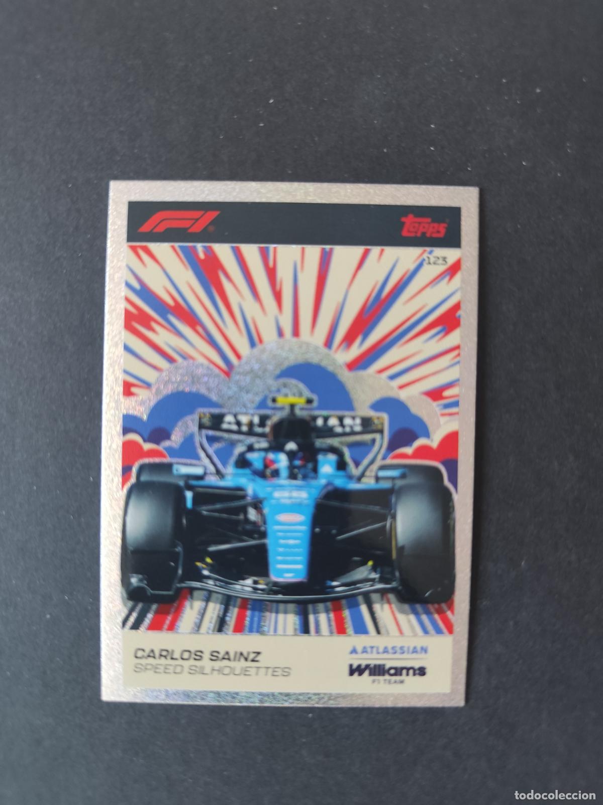 Sammelleidenschaft Sport: 123 CARLOS SAINZ WILLIAMS SPEED SILHOUETTES F&Oacute;RMULA 1 F1 TURBO ATTAX 2026 TOPPS