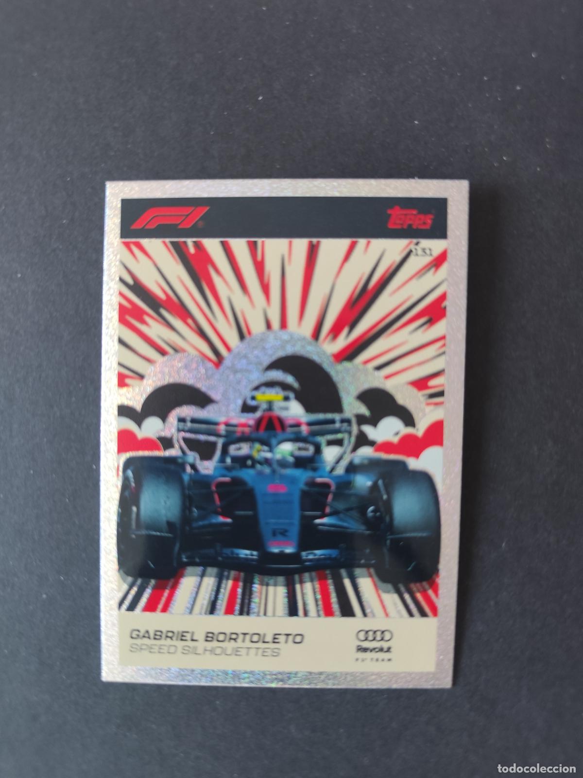 Sammelleidenschaft Sport: 131 GABRIEL BORTOLETO AUDI SPEED SILHOUETTES F&Oacute;RMULA 1 F1 TURBO ATTAX 2026 TOPPS