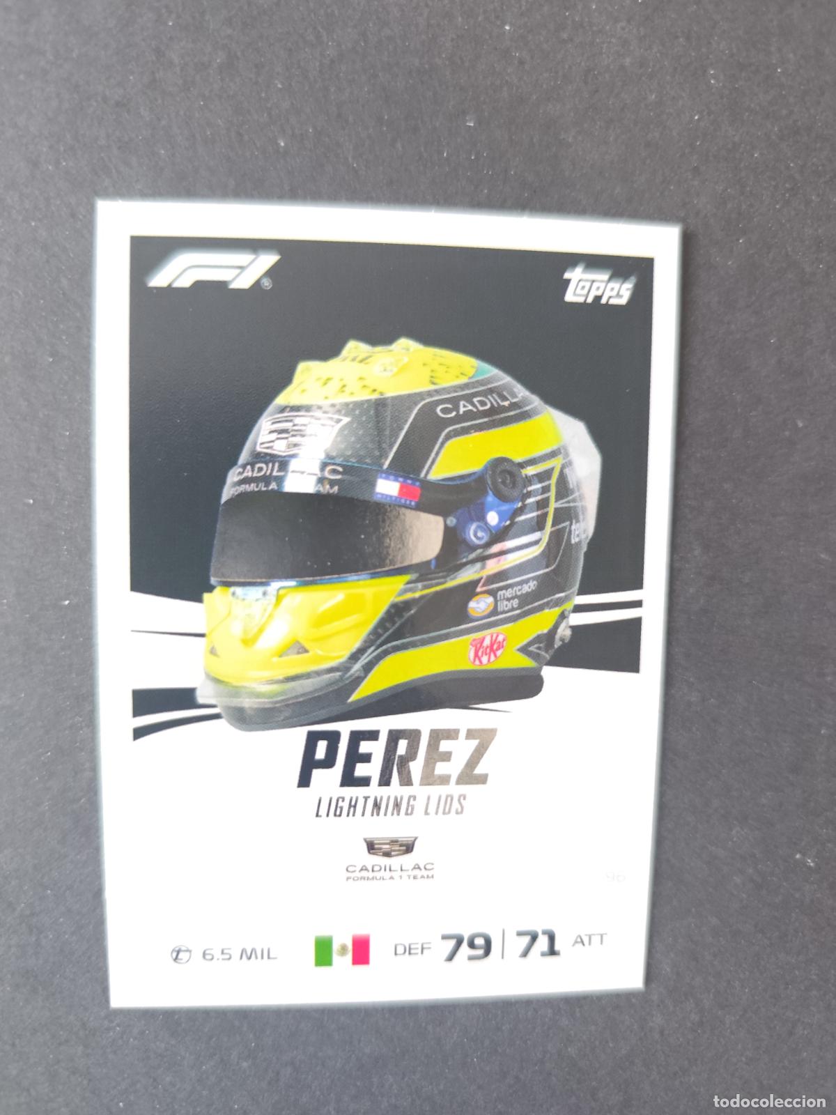 Sammelleidenschaft Sport: 96 SERGIO PEREZ CADILLAC LIGHTNING LIDS F&Oacute;RMULA 1 F1 TURBO ATTAX 2026 TOPPS