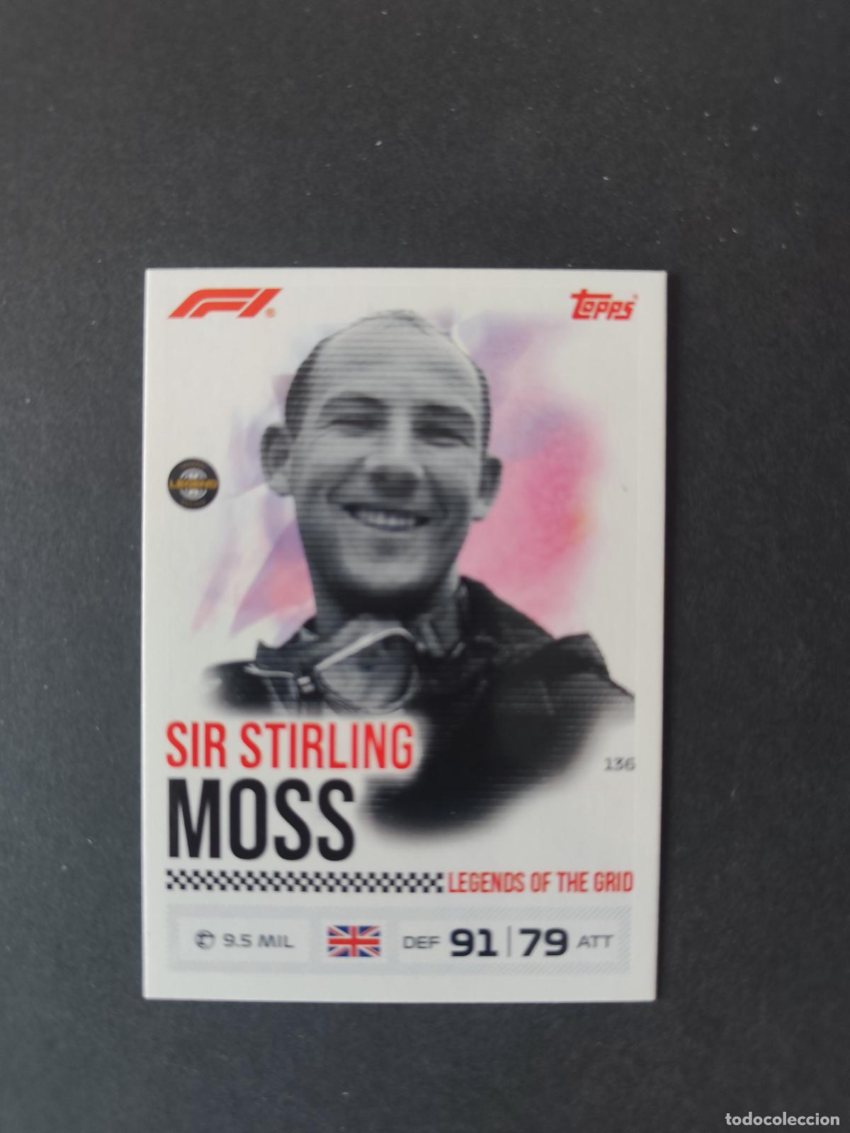 Sammelleidenschaft Sport: 136 SIR STIRLING MOSS LEGENDS OF THE GRID F&Oacute;RMULA 1 F1 TURBO ATTAX 2026 TOPPS