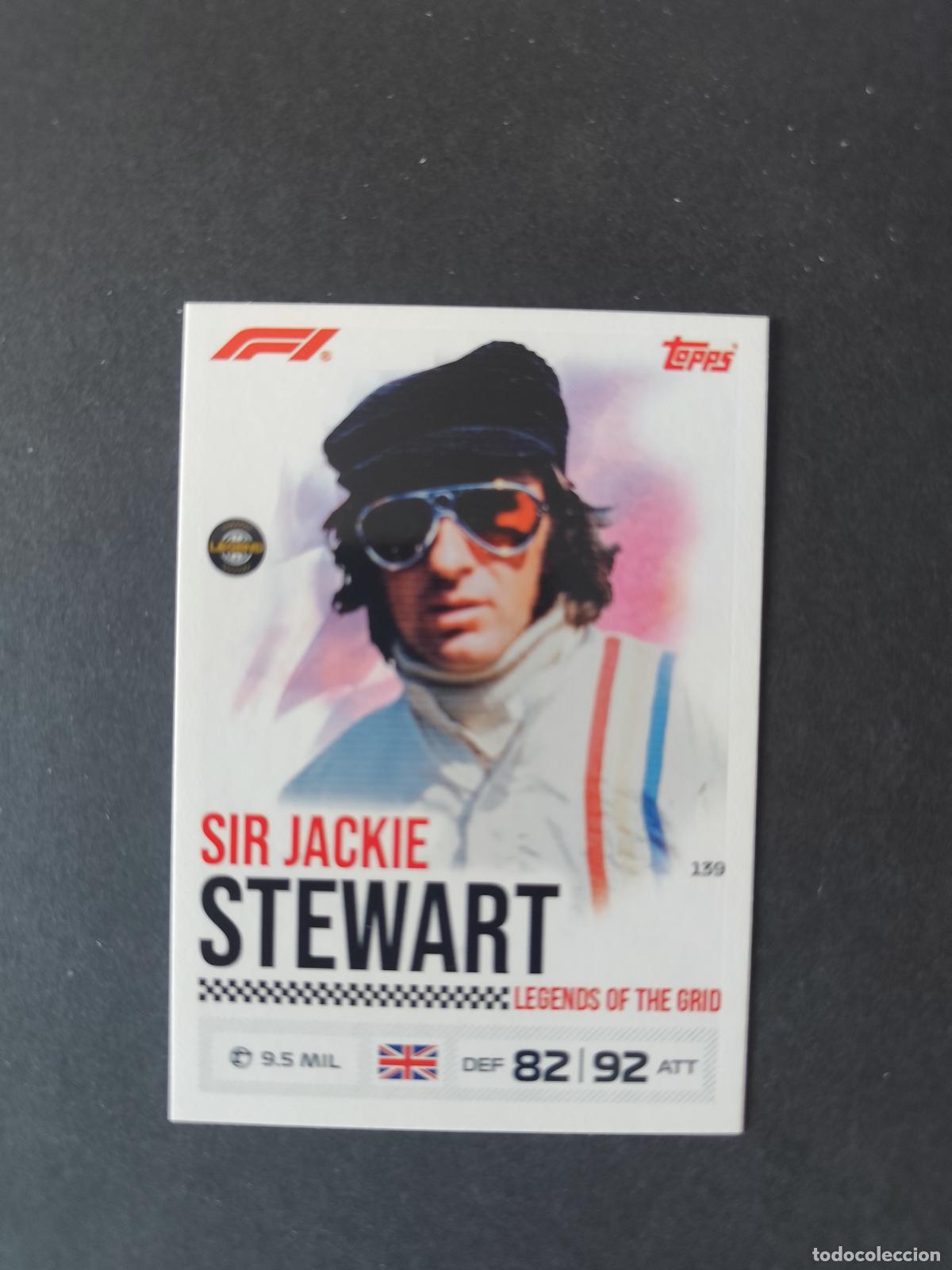 Sammelleidenschaft Sport: 139 SIR JACKIE STEWART LEGENDS OF THE GRID F&Oacute;RMULA 1 F1 TURBO ATTAX 2026 TOPPS