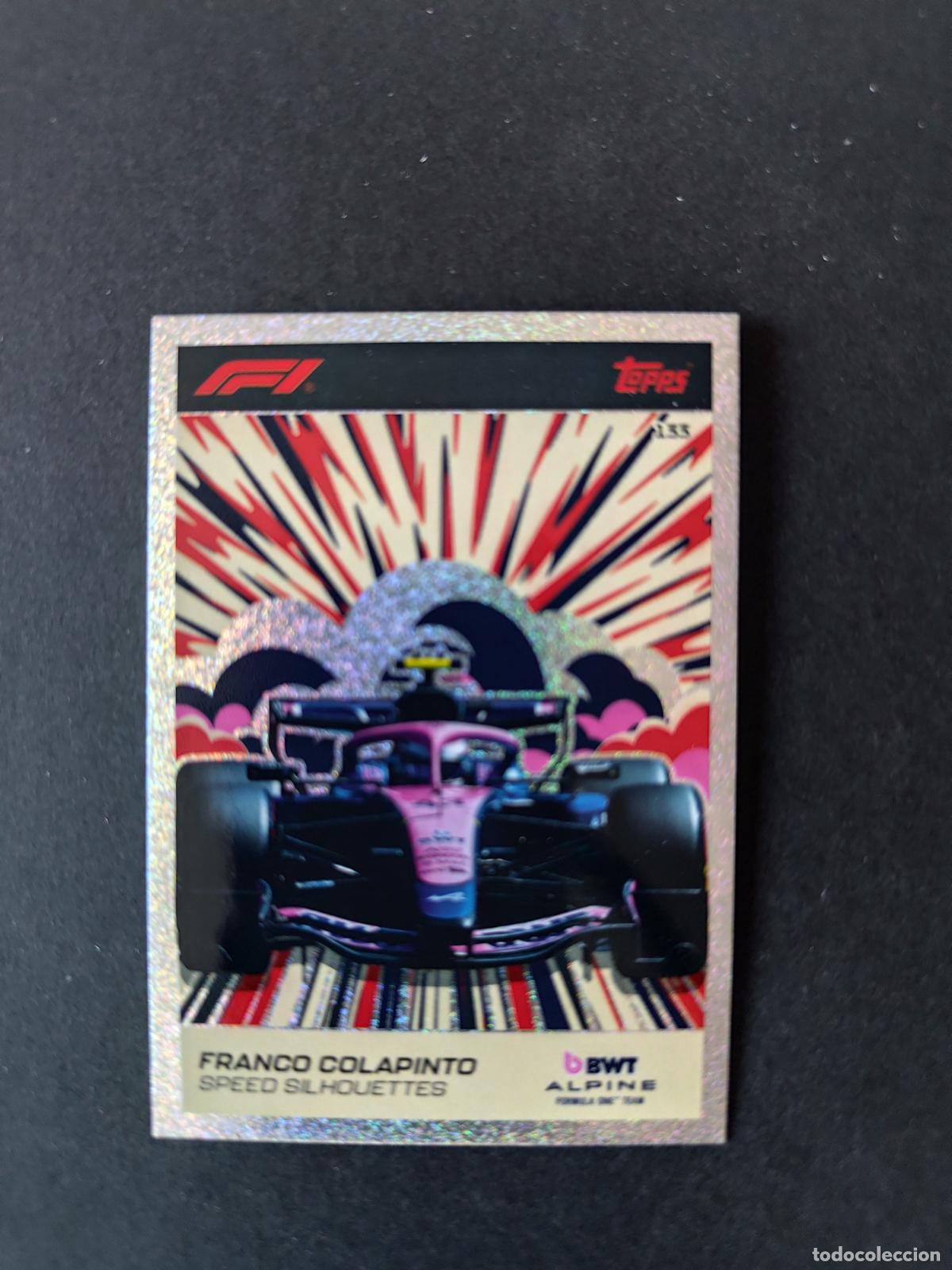 Sammelleidenschaft Sport: 133 FRANCO COLAPINTO ALPINE SPEED SILHOUETTES F&Oacute;RMULA 1 F1 TURBO ATTAX 2026 TOPPS