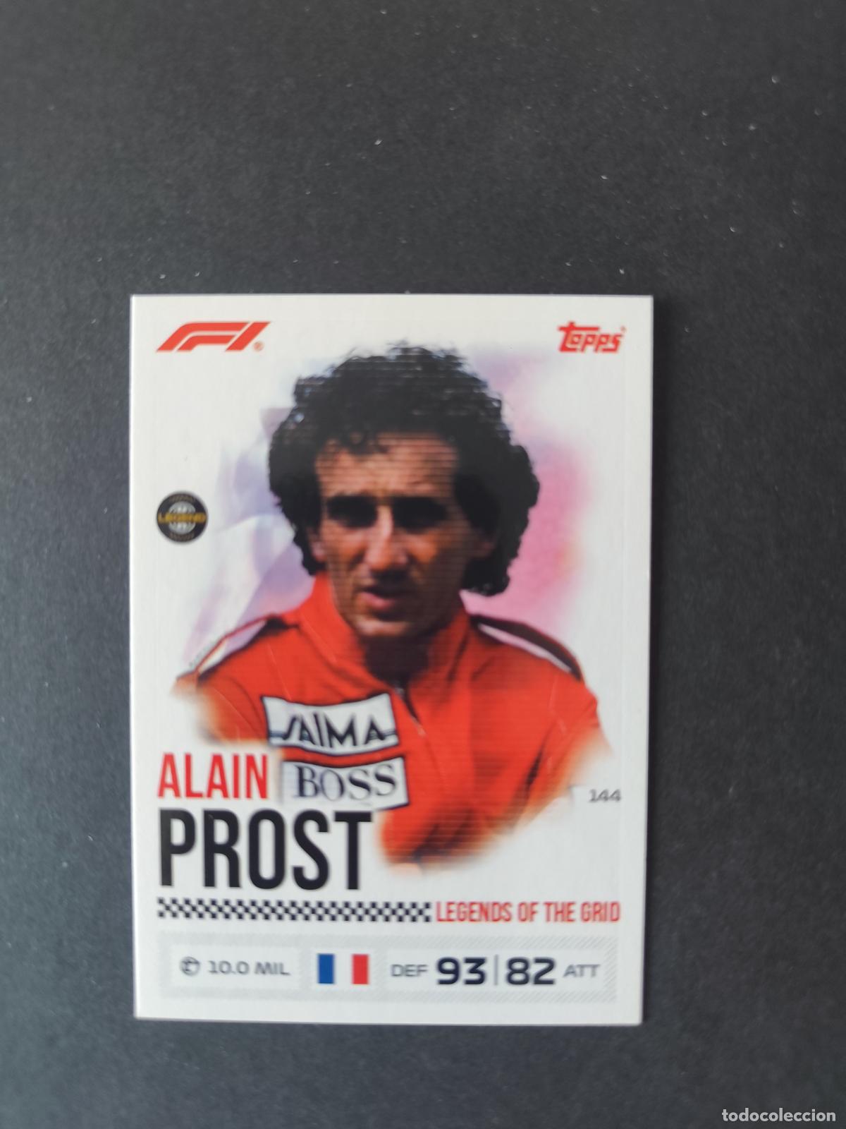 Colecionismo desportivo: 144 ALAIN PROST LEGENDS OF THE GRID F&Oacute;RMULA 1 F1 TURBO ATTAX 2026 TOPPS