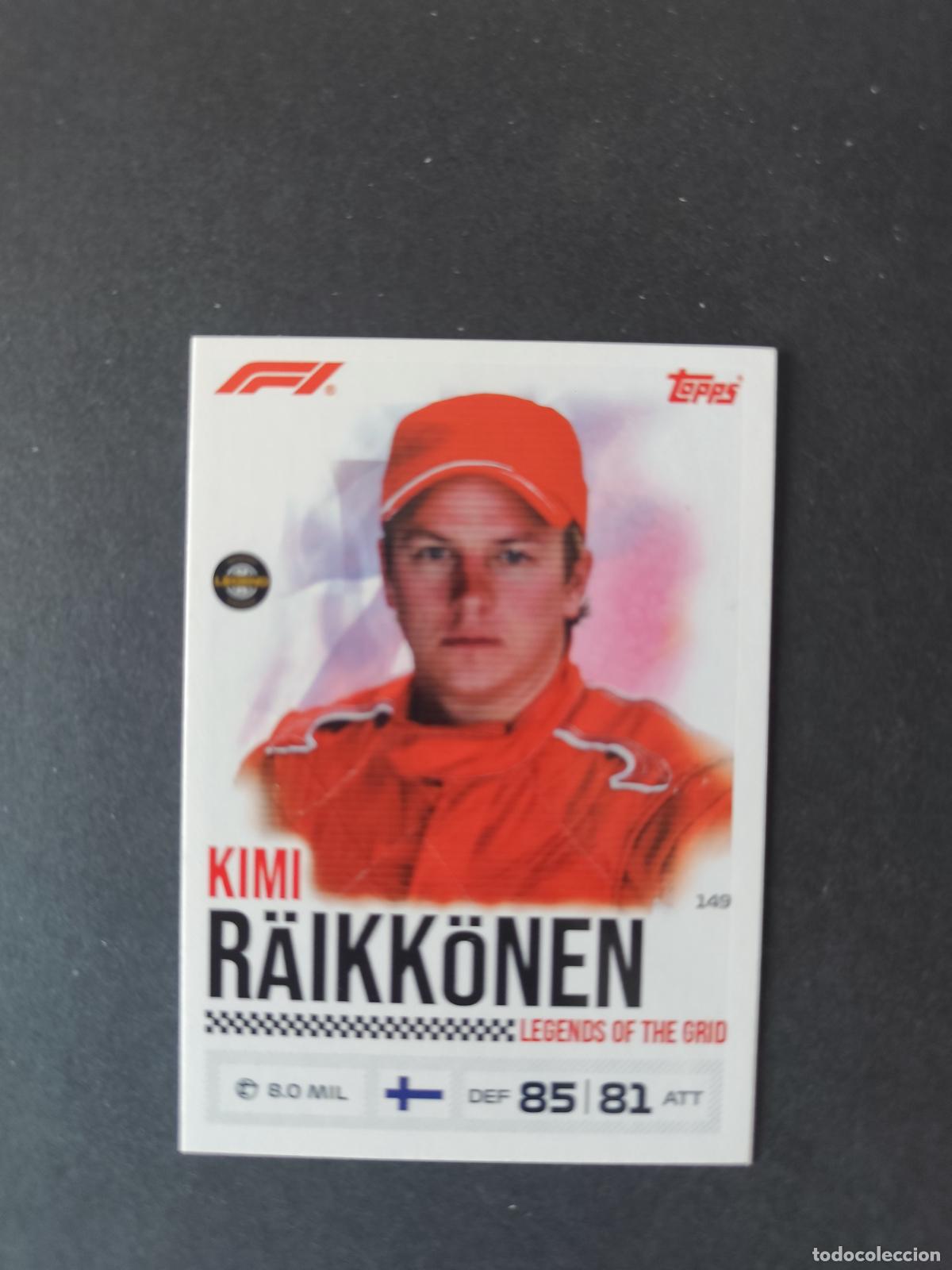 Colecionismo desportivo: 149 KIMI R&Auml;IKK&Ouml;NEN LEGENDS OF THE GRID F&Oacute;RMULA 1 F1 TURBO ATTAX 2026 TOPPS