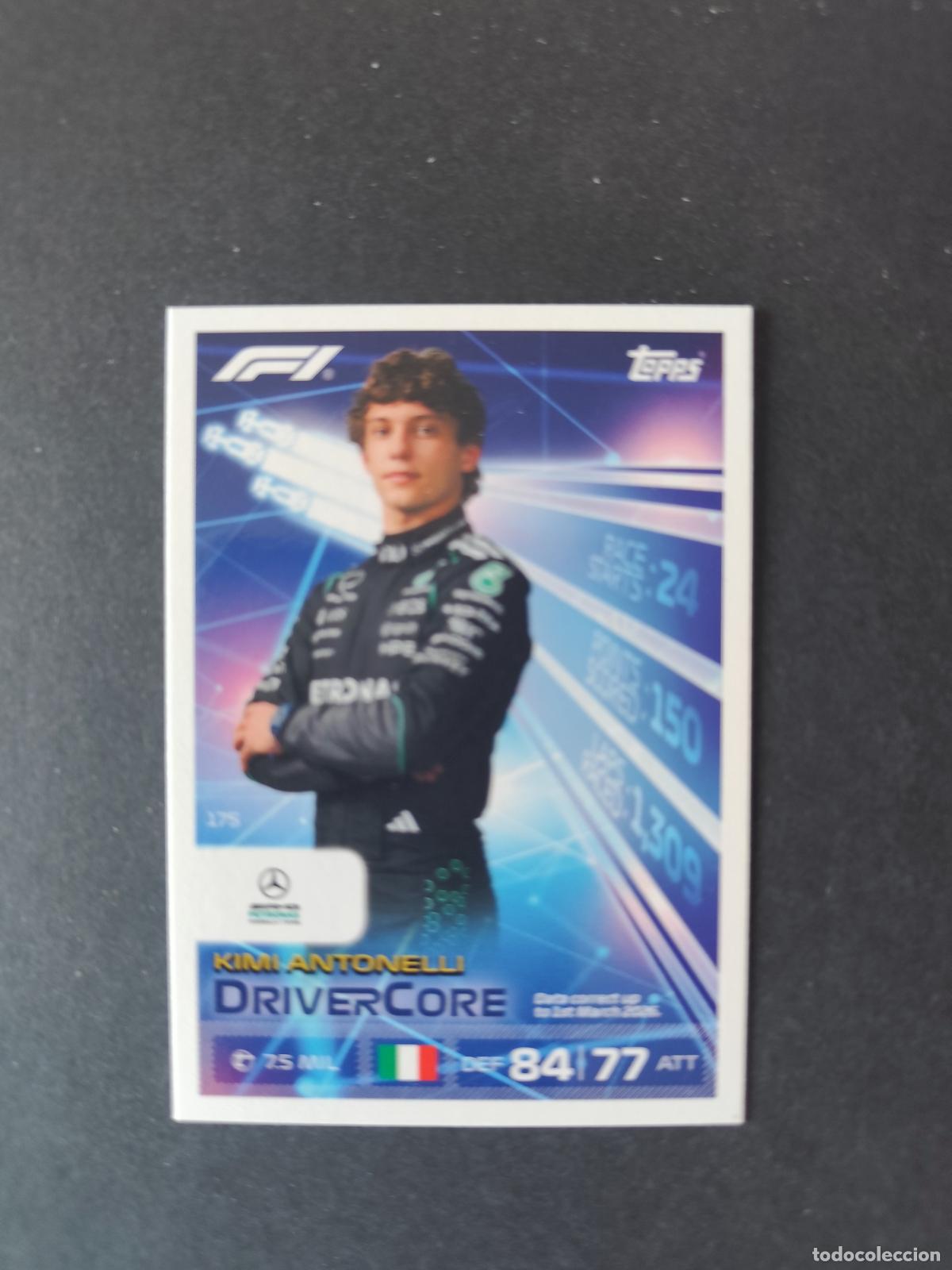 Sammelleidenschaft Sport: 175 KIMI ANTONELLI MERCEDES DRIVERCORE F&Oacute;RMULA 1 F1 TURBO ATTAX 2026 TOPPS