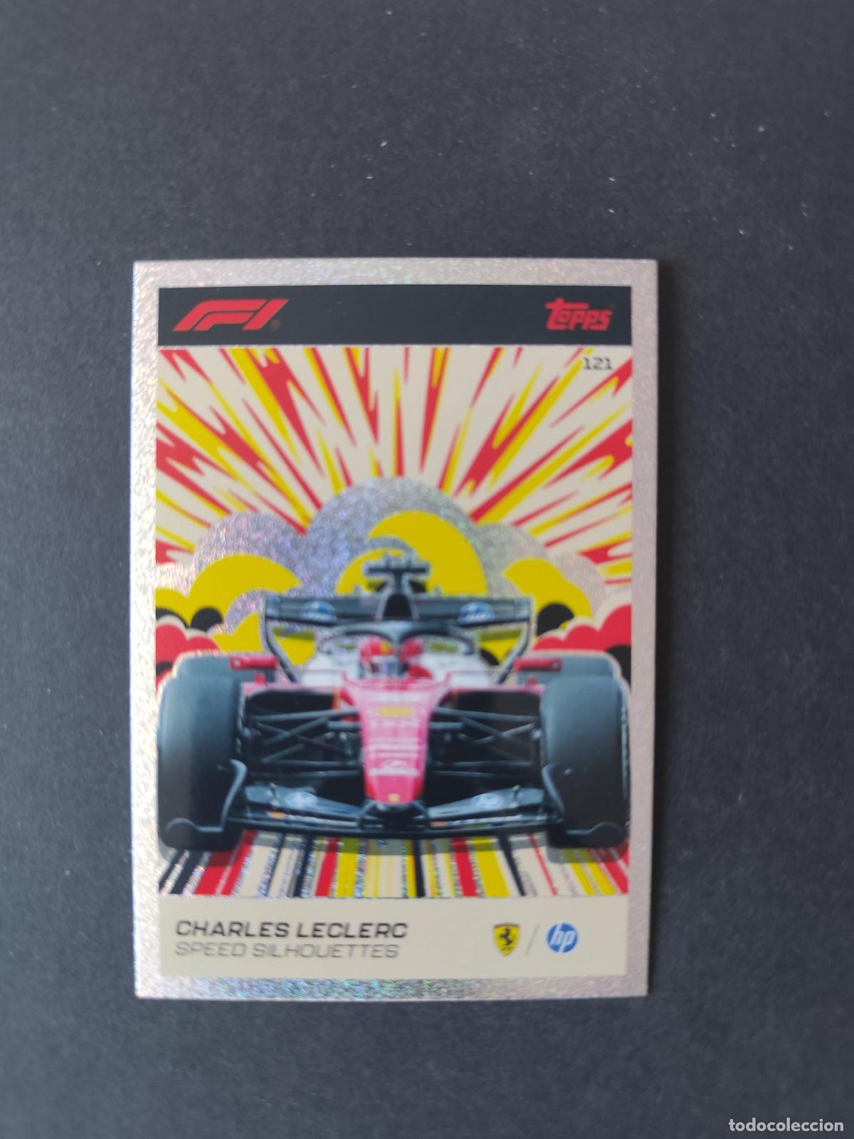 Sammelleidenschaft Sport: 121 CHARLES LECLERC FERRARI SPEED SILHOUETTES F&Oacute;RMULA 1 F1 TURBO ATTAX 2026 TOPPS