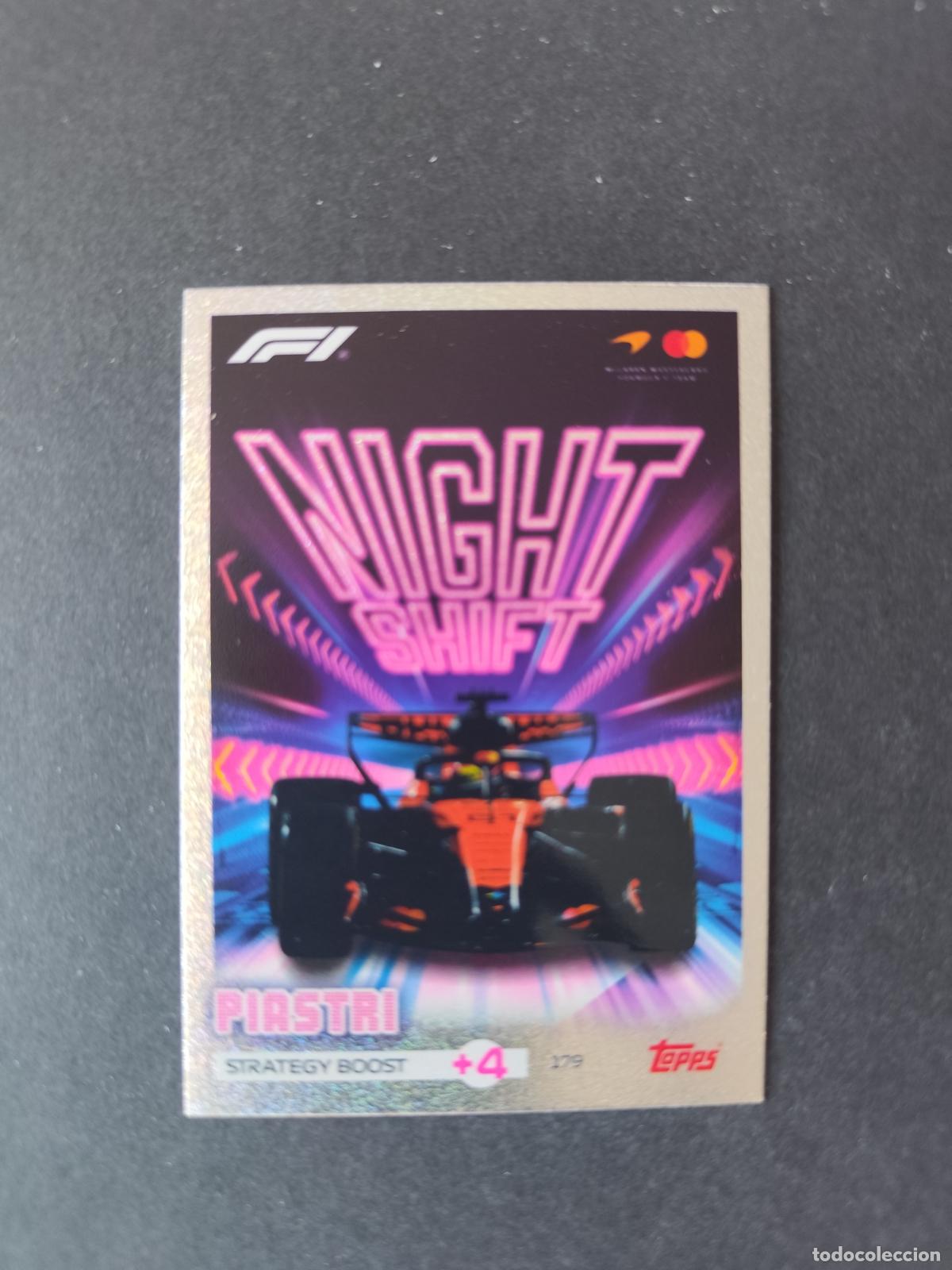 Sammelleidenschaft Sport: 179 OSCAR PIASTRI MCLAREN NIGHT SHIFT F&Oacute;RMULA 1 F1 TURBO ATTAX 2026 TOPPS