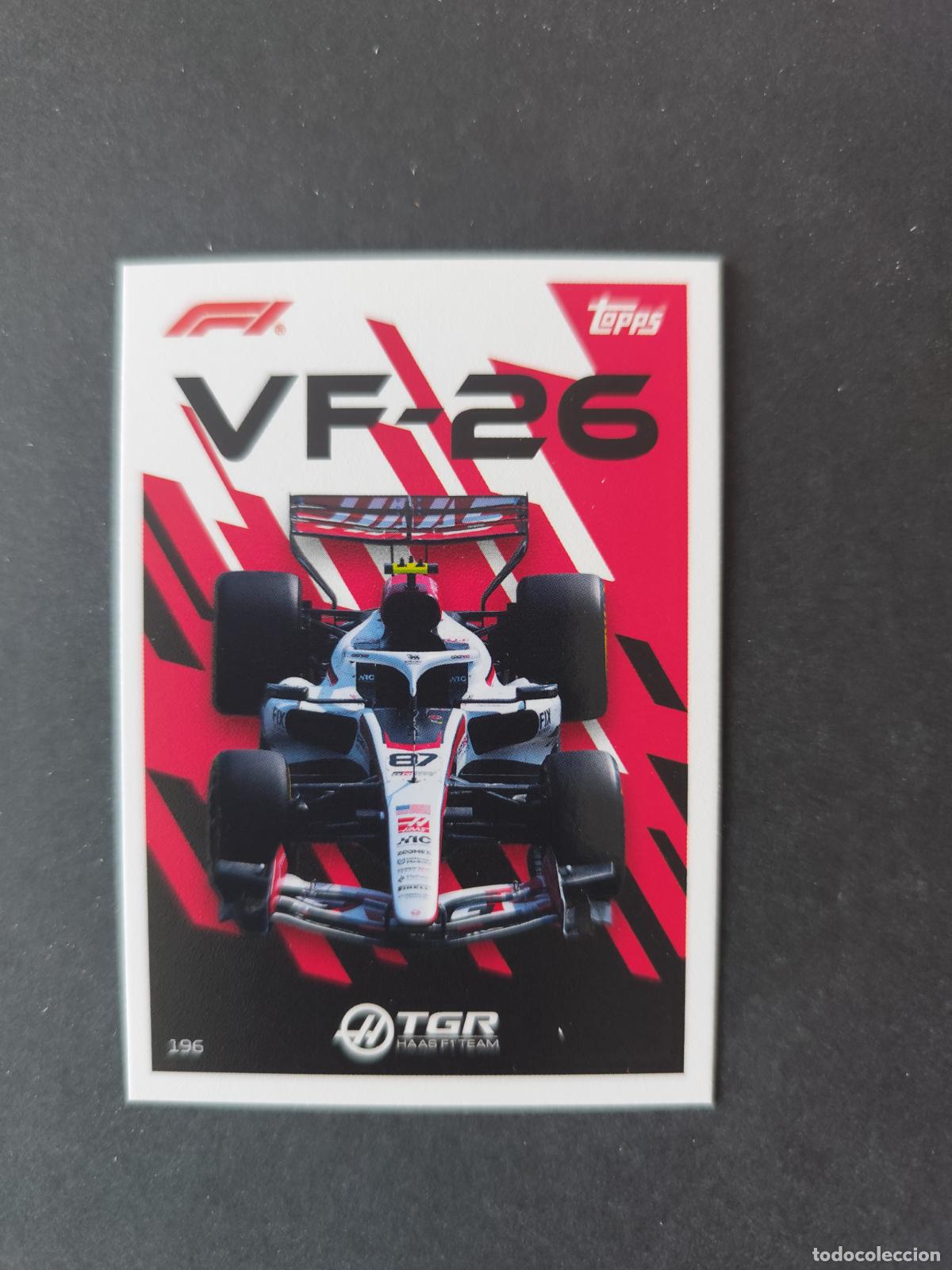 Sammelleidenschaft Sport: 196 OLIVER BEARMAN HAAS CAR F&Oacute;RMULA 1 F1 TURBO ATTAX 2026 TOPPS