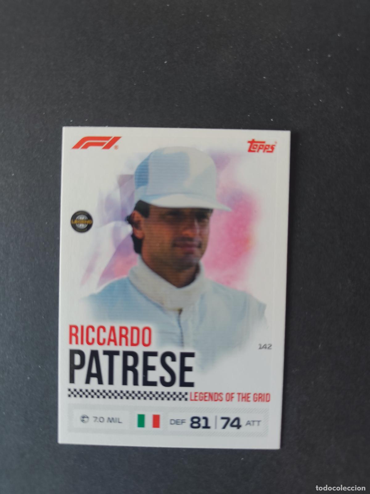 Collezionismo sportivo: 142 RICCARDO PATRESE LEGENDS OF THE GRID F&Oacute;RMULA 1 F1 TURBO ATTAX 2026 TOPPS