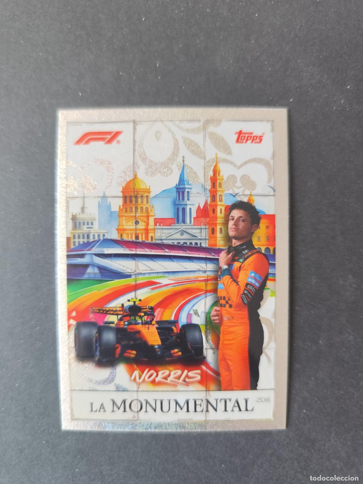 Collezionismo sportivo: 206 LANDO NORRIS MCLAREN LA MONUMENTAL F&Oacute;RMULA 1 F1 TURBO ATTAX 2026 TOPPS