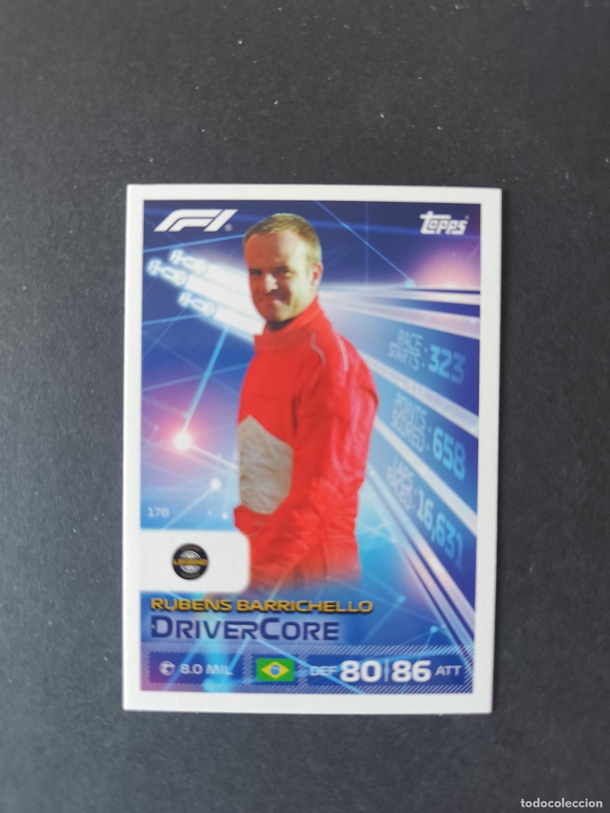 Collezionismo sportivo: 178 RUBENS BARRICHELLO DRIVERCORE F&Oacute;RMULA 1 F1 TURBO ATTAX 2026 TOPPS