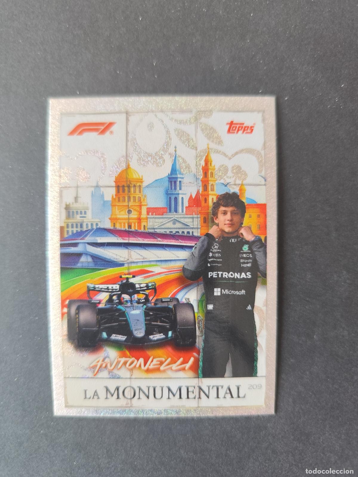 Collezionismo sportivo: 209 KIMI ANTONELLI MERCEDES LA MONUMENTAL F&Oacute;RMULA 1 F1 TURBO ATTAX 2026 TOPPS