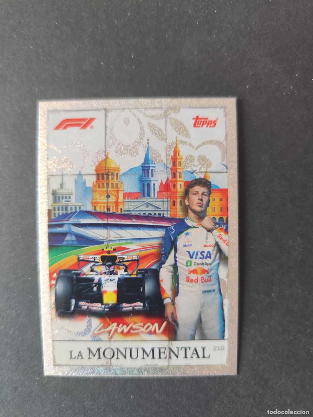 Collezionismo sportivo: 216 LIAM LAWSON RACING BULLS LA MONUMENTAL F&Oacute;RMULA 1 F1 TURBO ATTAX 2026 TOPPS