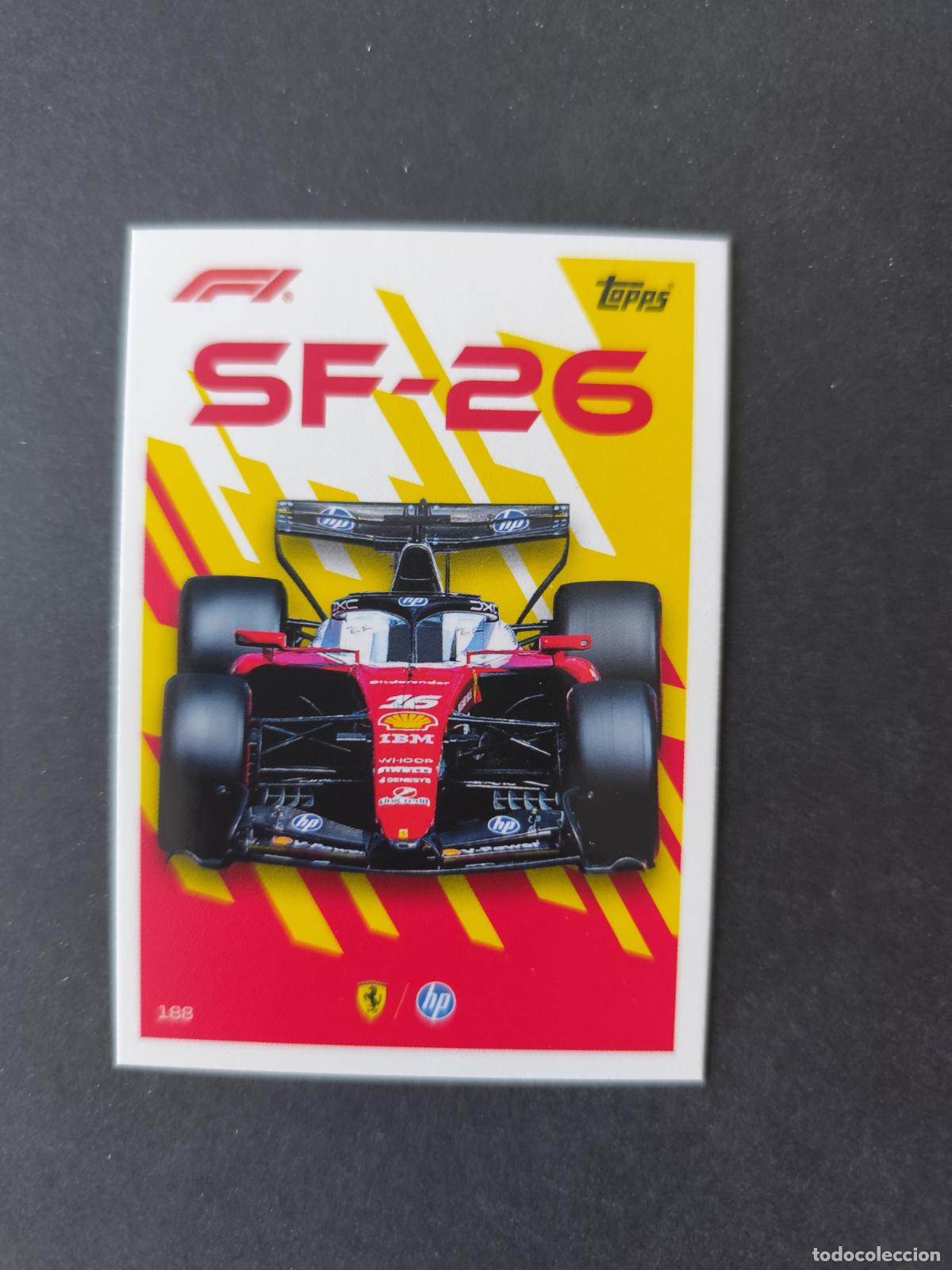 Collezionismo sportivo: 188 CHARLES LECLERC FERRARI CAR F&Oacute;RMULA 1 F1 TURBO ATTAX 2026 TOPPS